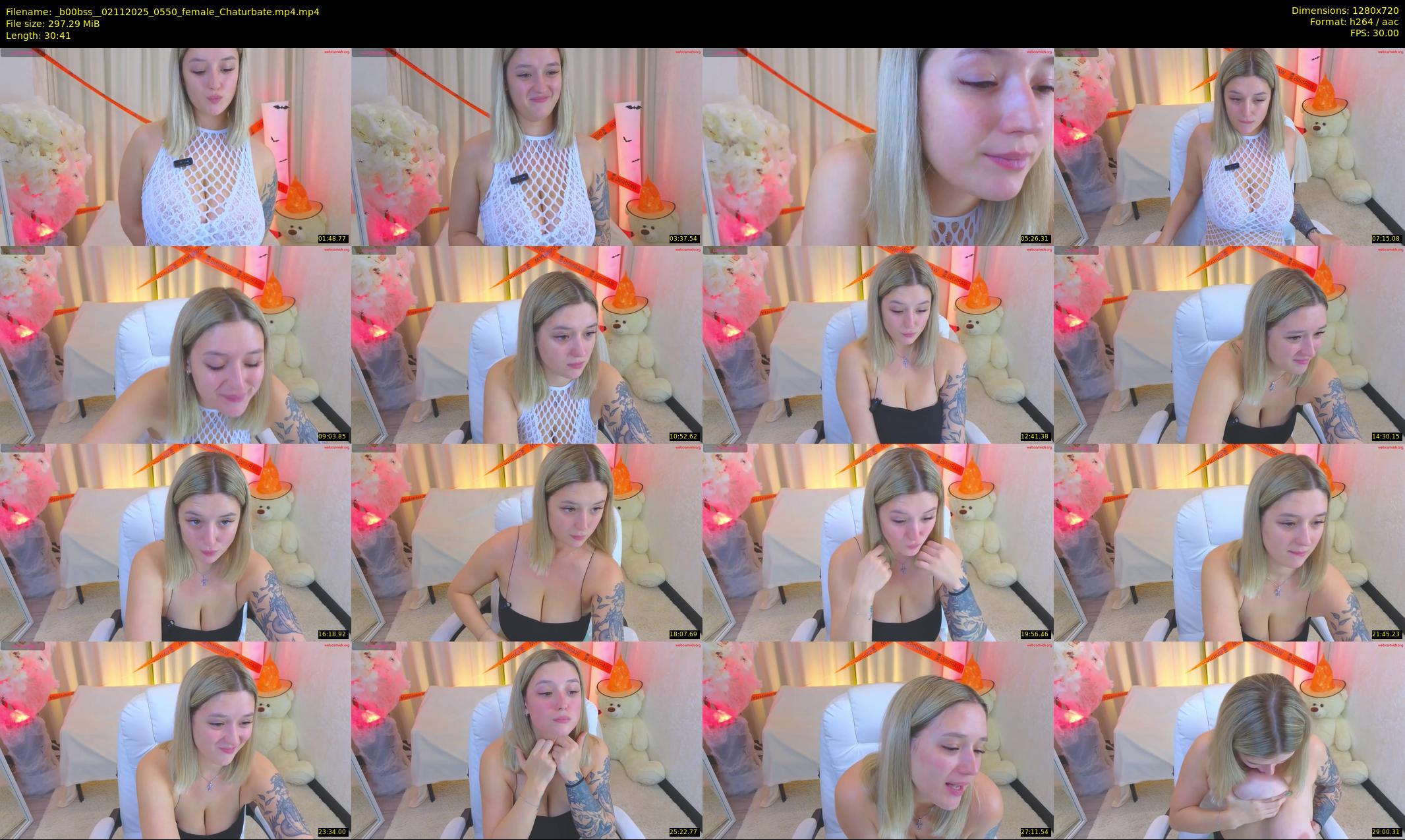 _b00bss_ — 31 minute Chaturbate female cam show recording, 720p, Nov 2, 2025