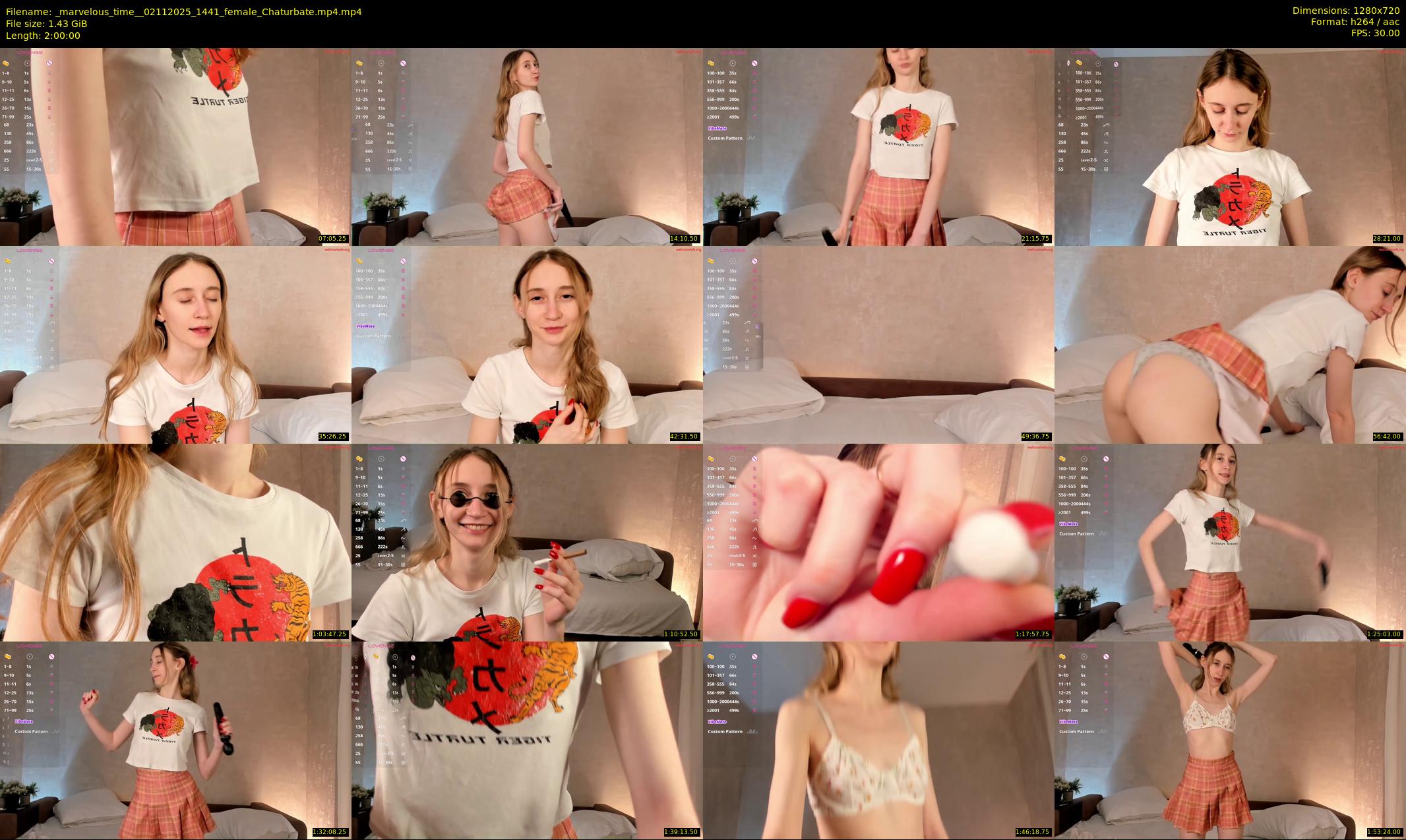 _marvelous_time_ — 120 minute Chaturbate female cam show recording, 720p, Nov 2, 2025