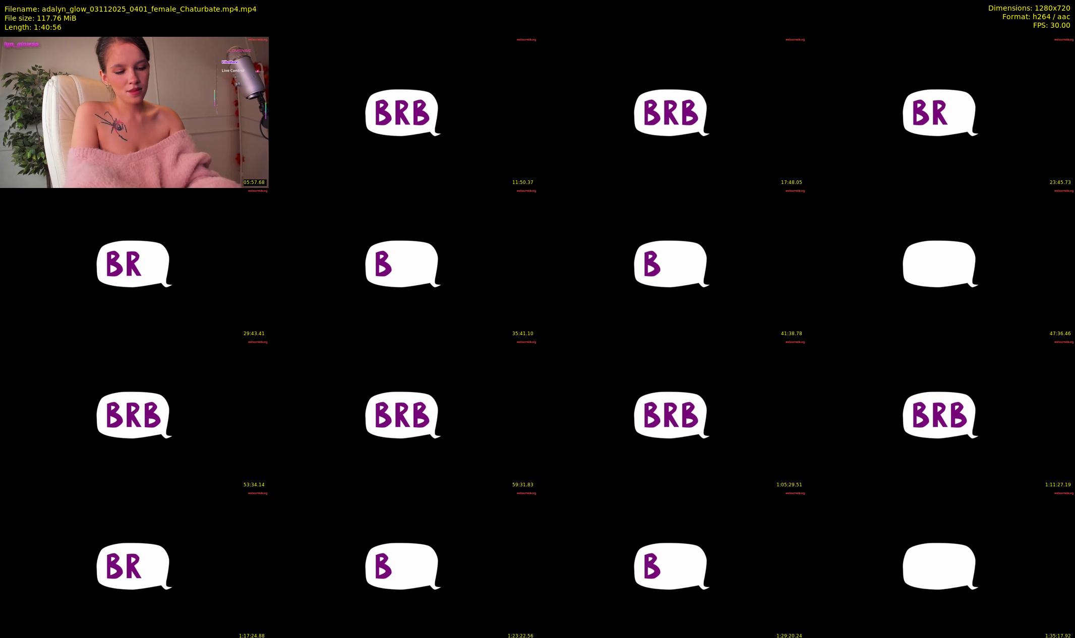 adalyn_glow — 101 minute Chaturbate female cam show recording, 720p, Nov 3, 2025