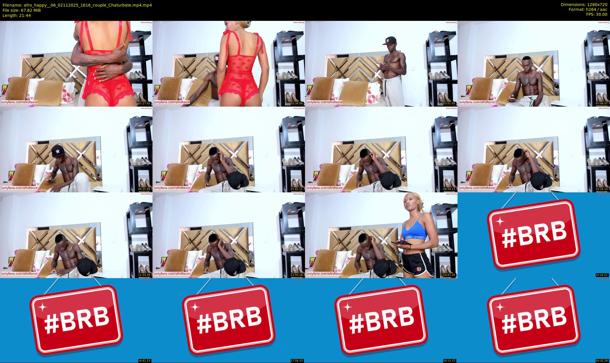 afro_happy__06 — 22 minute Chaturbate couple cam show recording, 720p, Nov 2, 2025