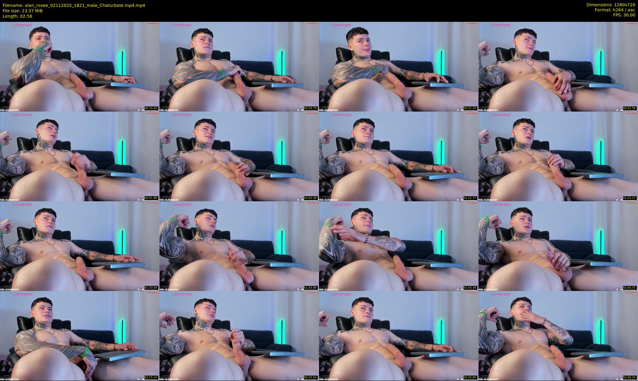 alan_rosee — 3 minute Chaturbate male cam show recording, 720p, Nov 2, 2025