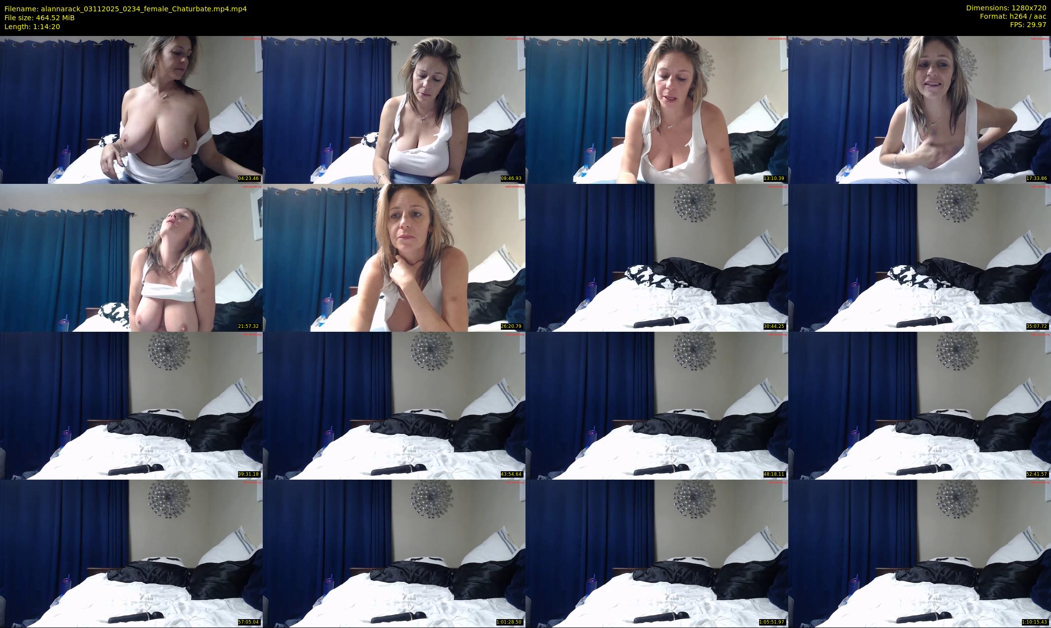 alannarack — 75 minute Chaturbate female cam show recording, 720p, Nov 3, 2025