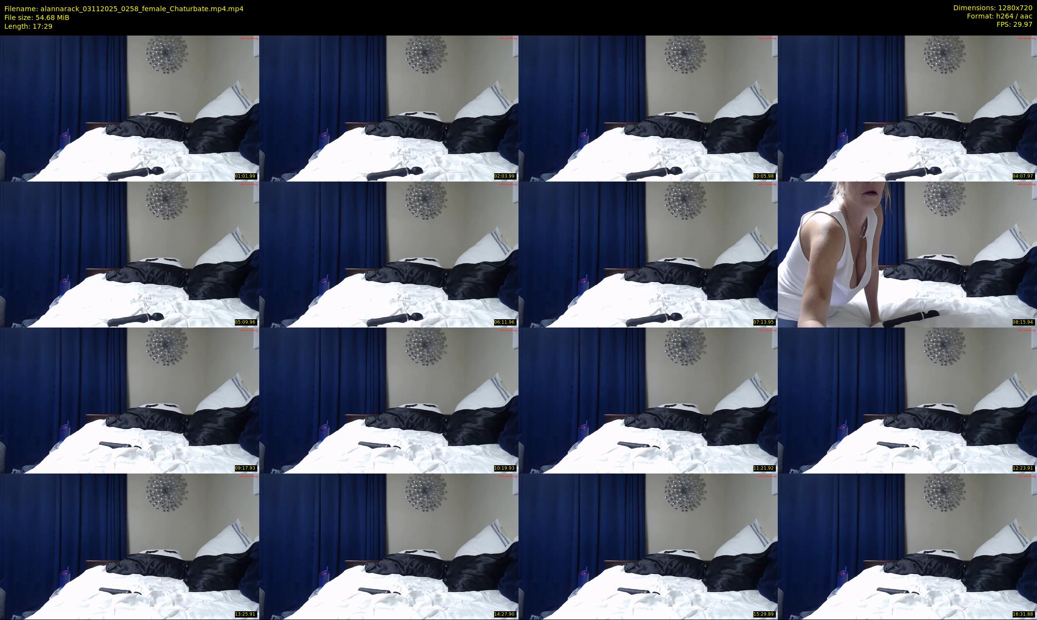 alannarack — 18 minute Chaturbate female cam show recording, 720p, Nov 3, 2025