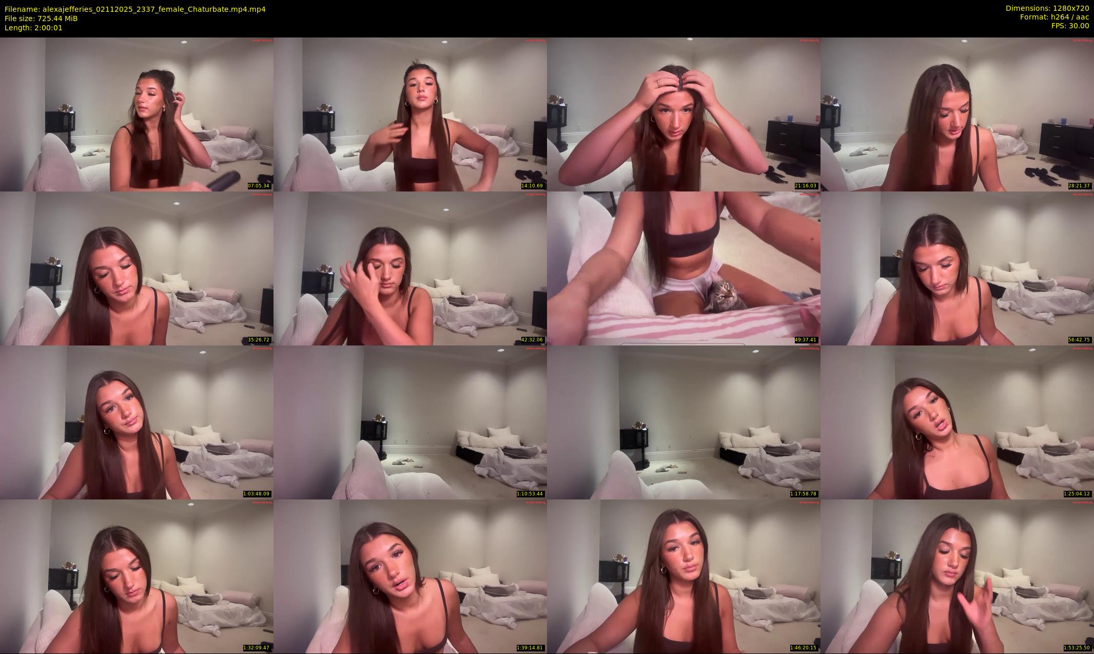 alexajefferies — 121 minute Chaturbate female cam show recording, 720p, Nov 2, 2025