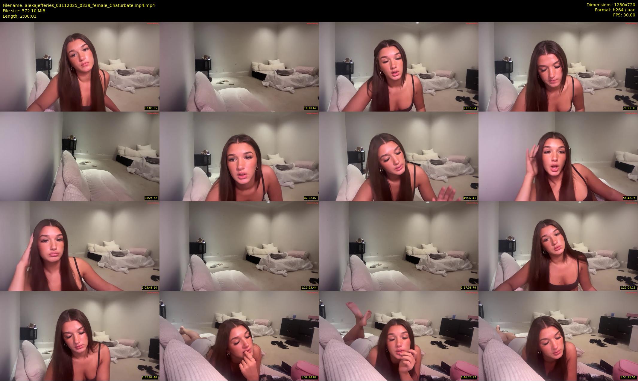 alexajefferies — 121 minute Chaturbate female cam show recording, 720p, Nov 3, 2025