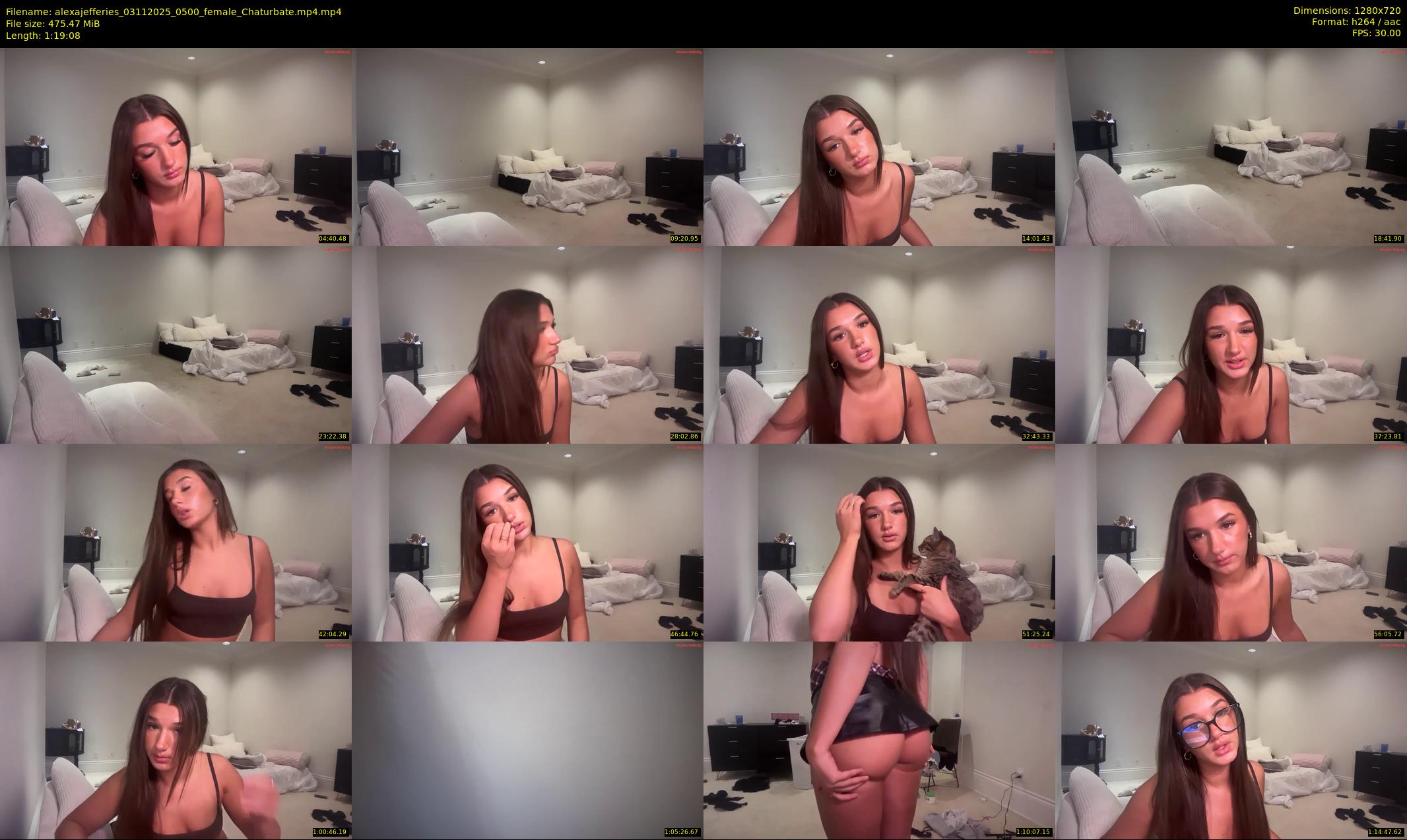 alexajefferies — 80 minute Chaturbate female cam show recording, 720p, Nov 3, 2025