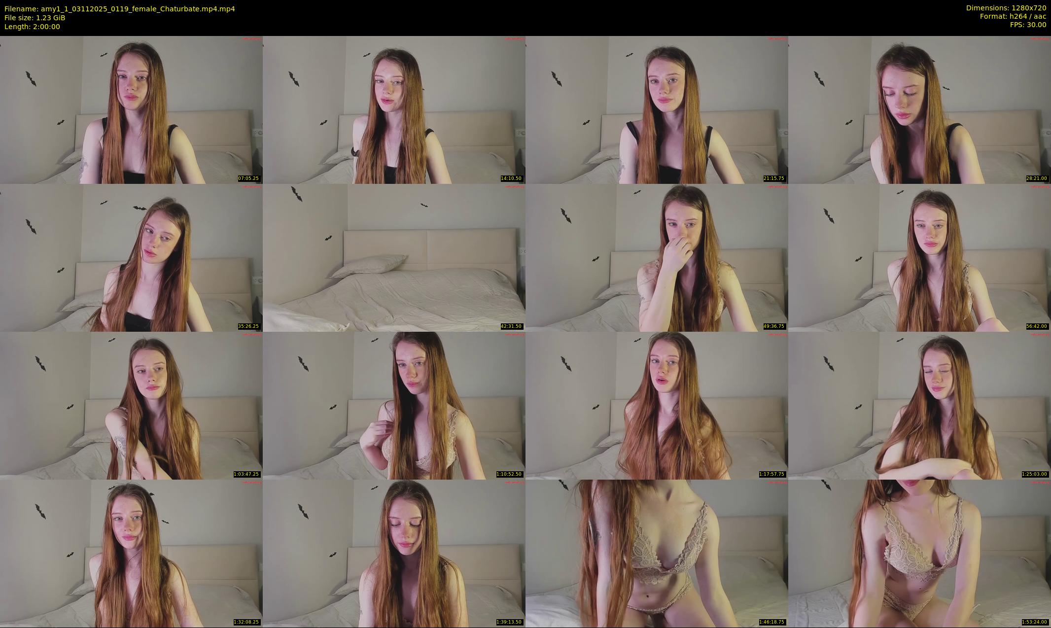 amy1_1 — 120 minute Chaturbate female cam show recording, 720p, Nov 3, 2025