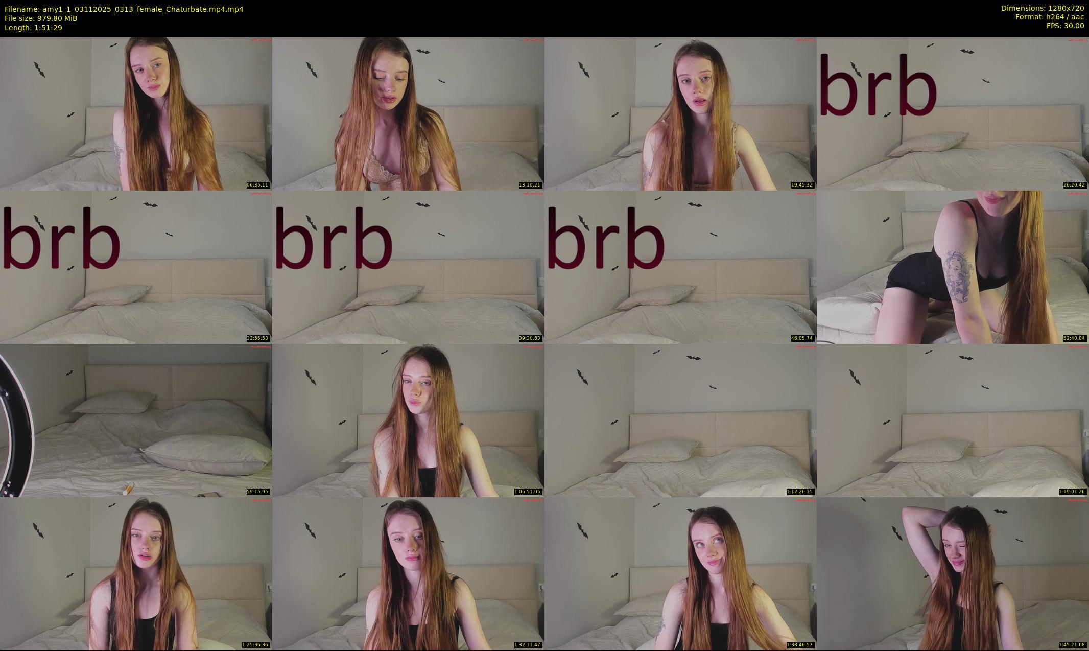 amy1_1 — 112 minute Chaturbate female cam show recording, 720p, Nov 3, 2025