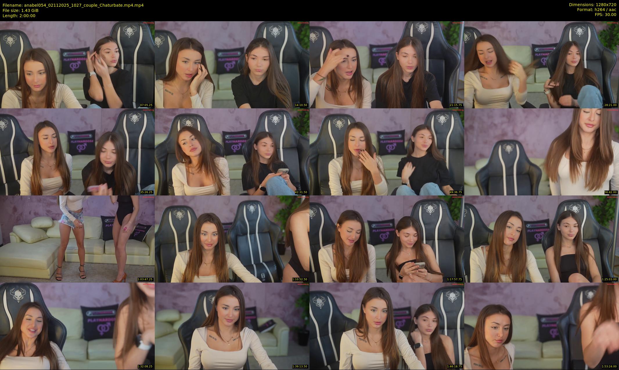anabel054 — 120 minute Chaturbate female cam show recording, 720p, Nov 2, 2025