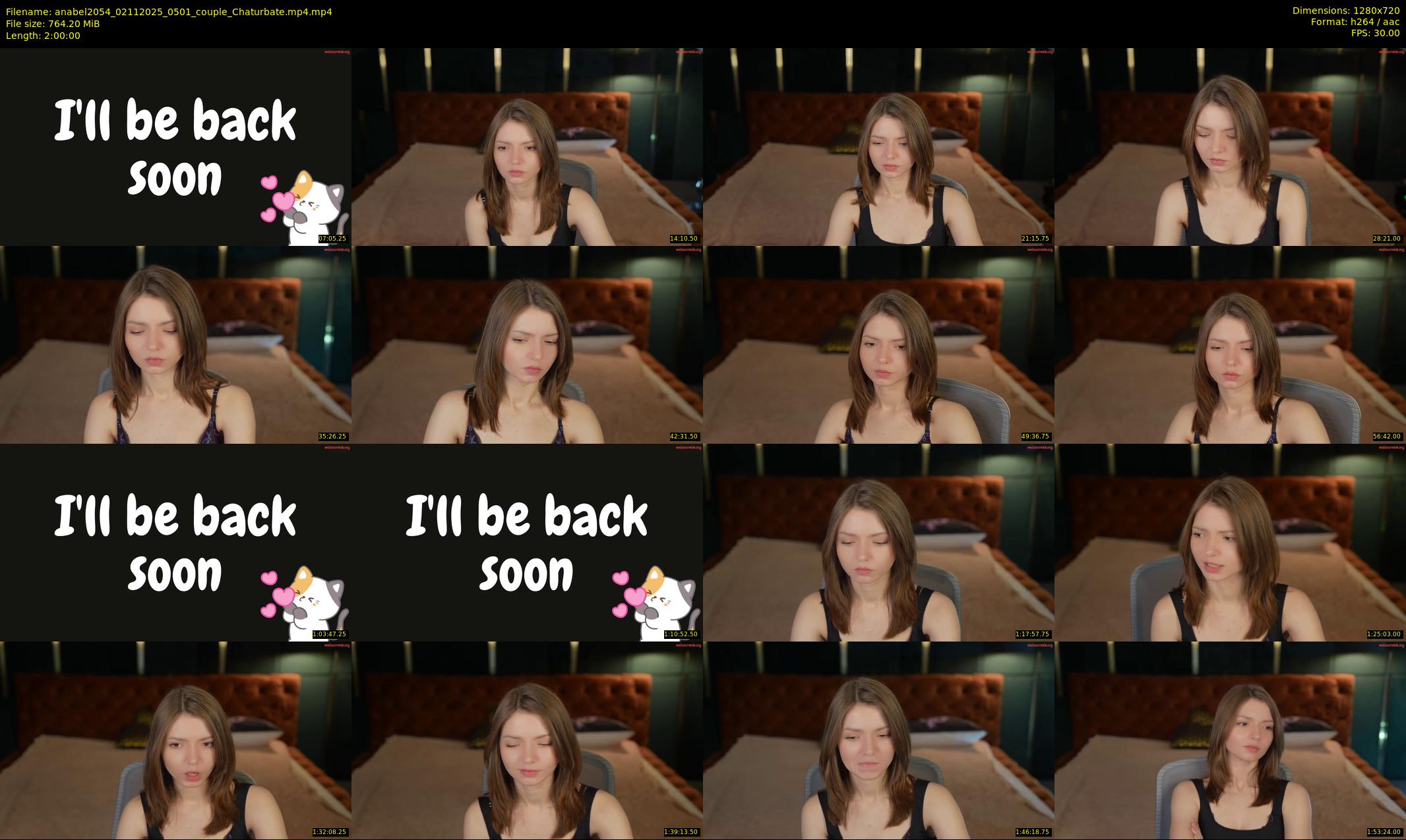 anabel2054 — 120 minute Chaturbate female cam show recording, 720p, Nov 2, 2025