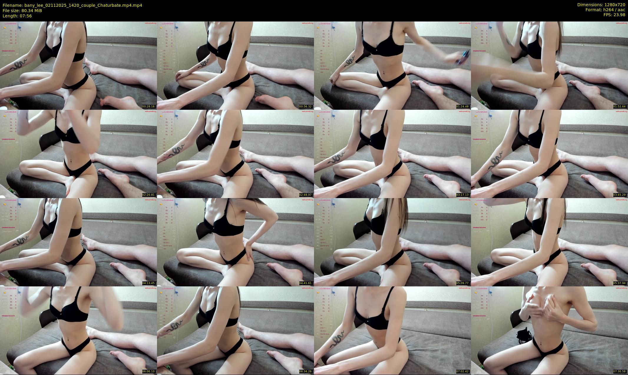 bany_lee — 8 minute Chaturbate couple cam show recording, 720p, Nov 2, 2025