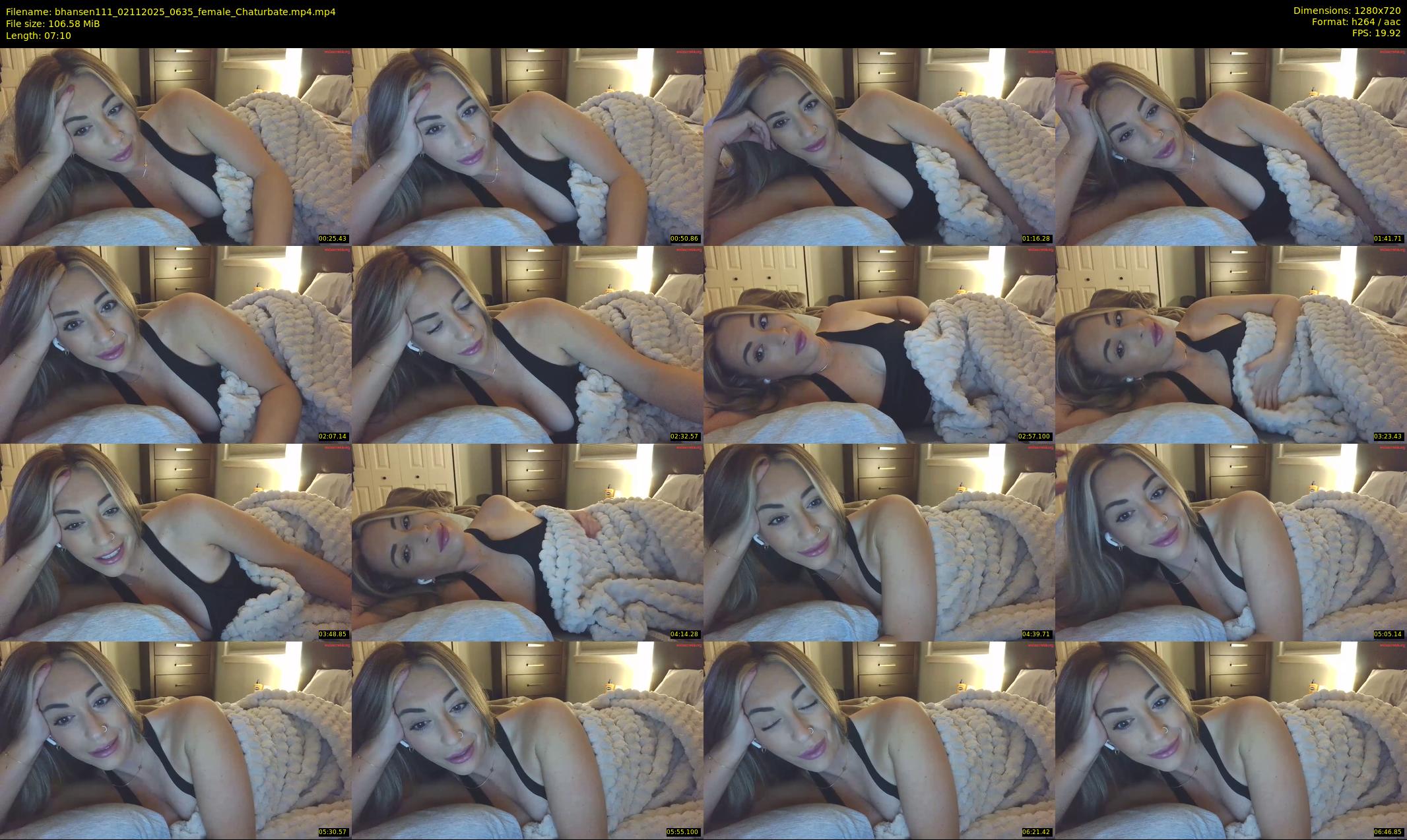 bhansen111 — 8 minute Chaturbate female cam show recording, 720p, Nov 2, 2025