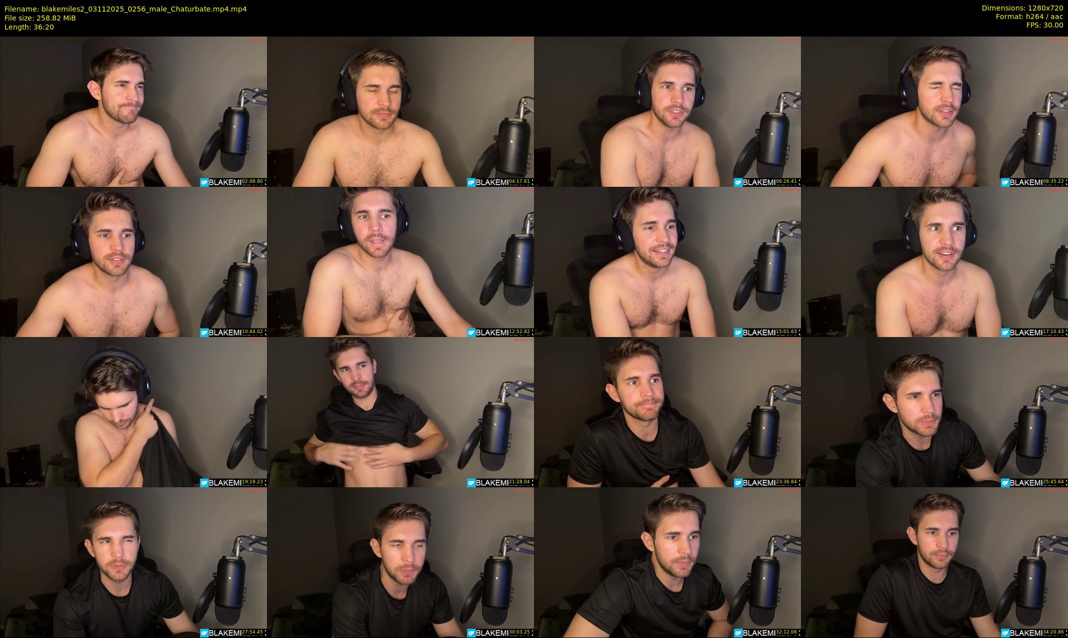 blakemiles2 — 37 minute Chaturbate male cam show recording, 720p, Nov 3, 2025