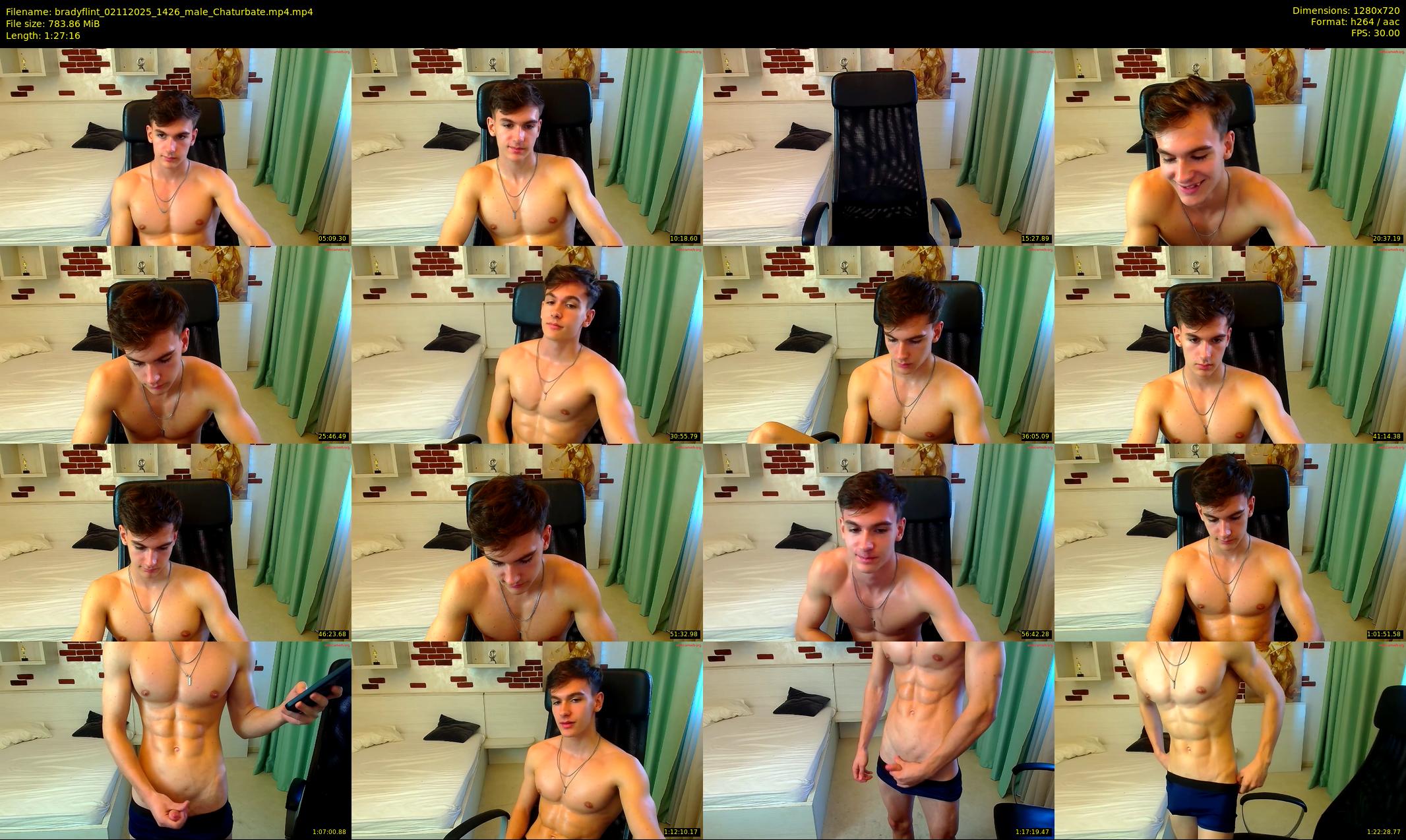 bradyflint — 88 minute Chaturbate male cam show recording, 720p, Nov 2, 2025
