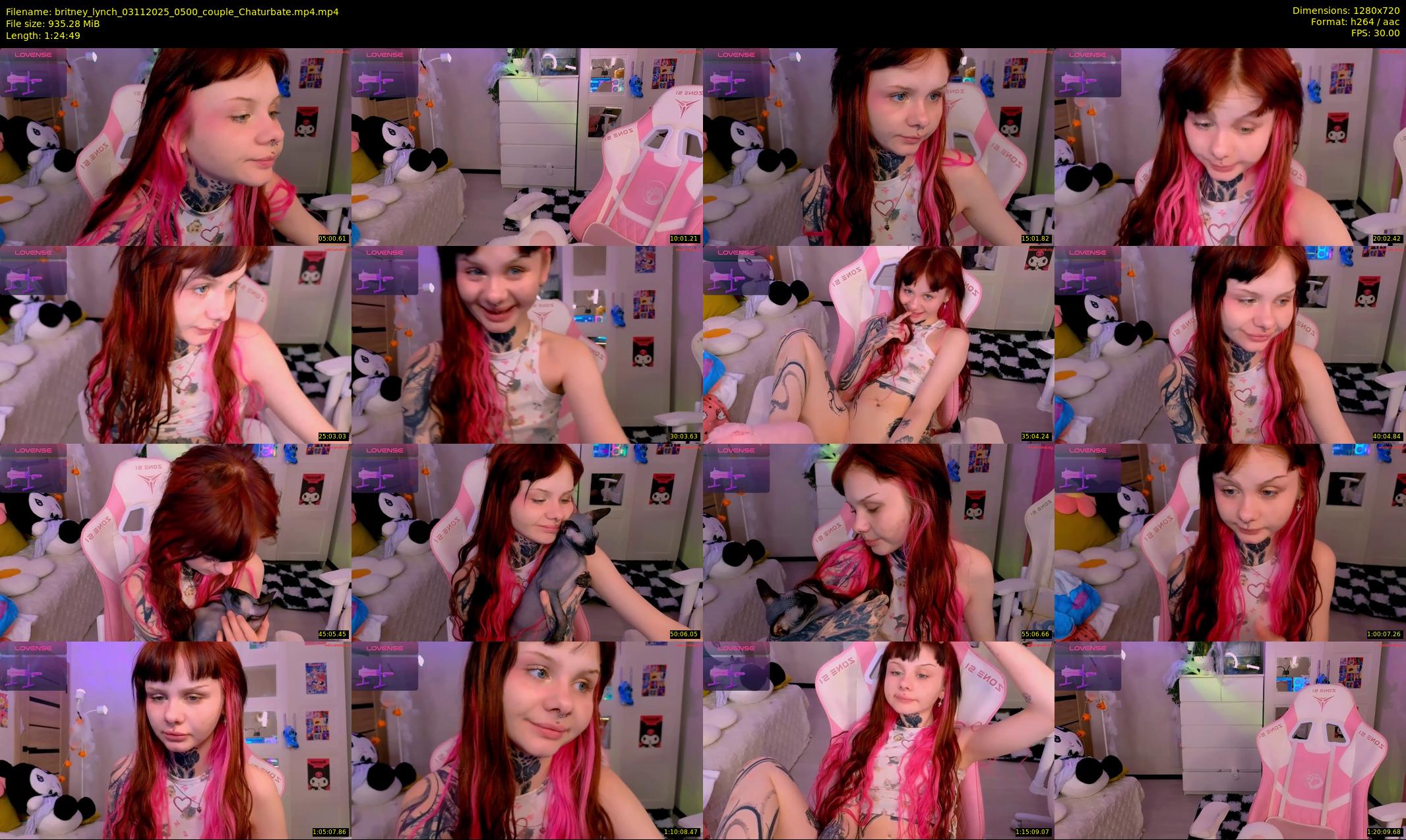 britney_lynch — 85 minute Chaturbate female cam show recording, 720p, Nov 3, 2025
