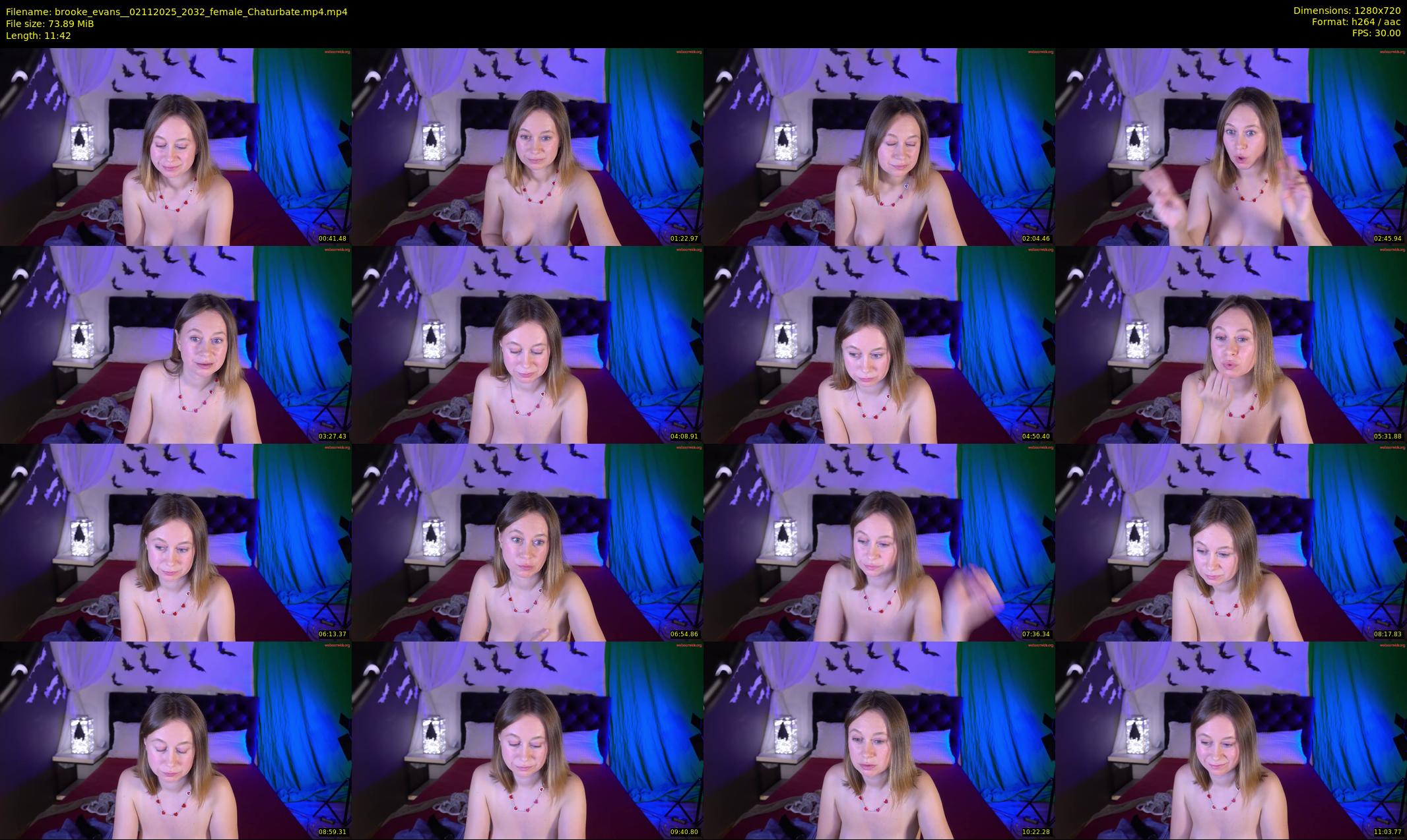 brooke_evans_ — 12 minute Chaturbate female cam show recording, 720p, Nov 2, 2025