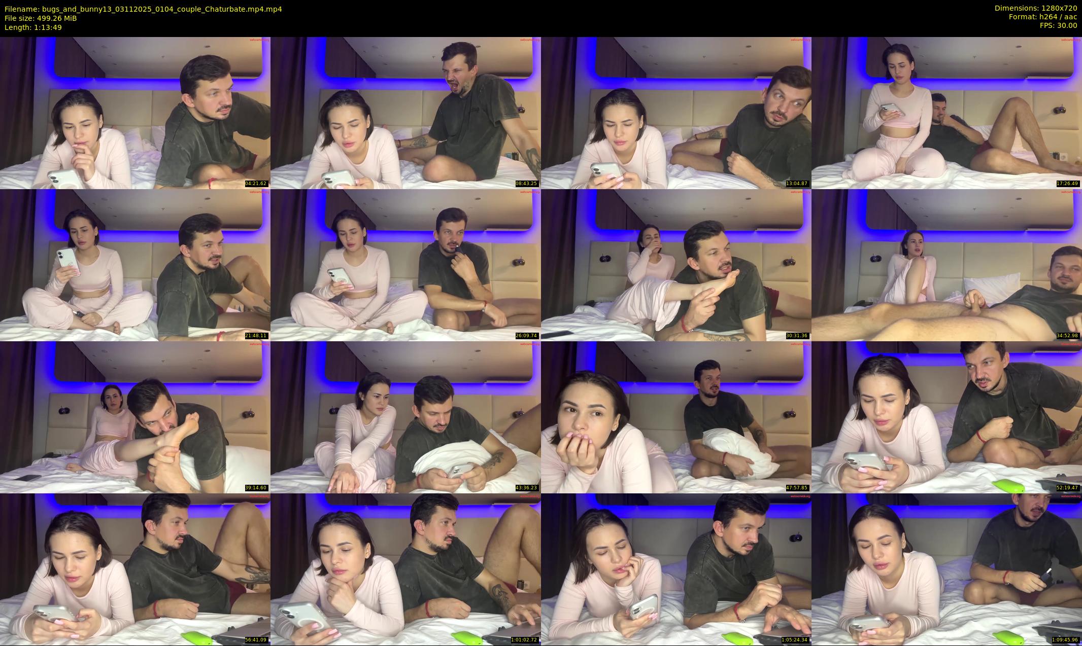 bugs_and_bunny13 — 74 minute Chaturbate couple cam show recording, 720p, Nov 3, 2025