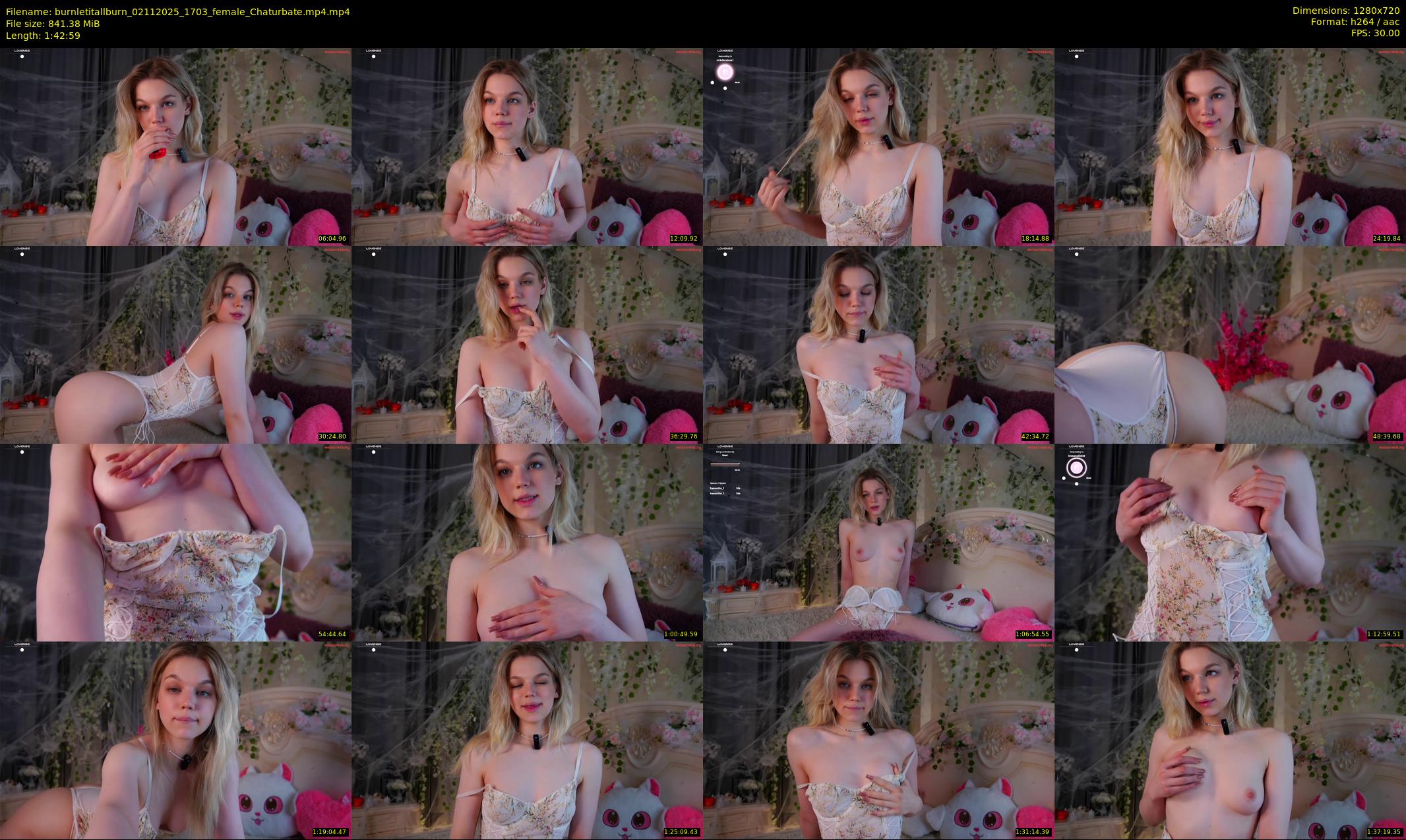 burnletitallburn — 103 minute Chaturbate female cam show recording, 720p, Nov 2, 2025