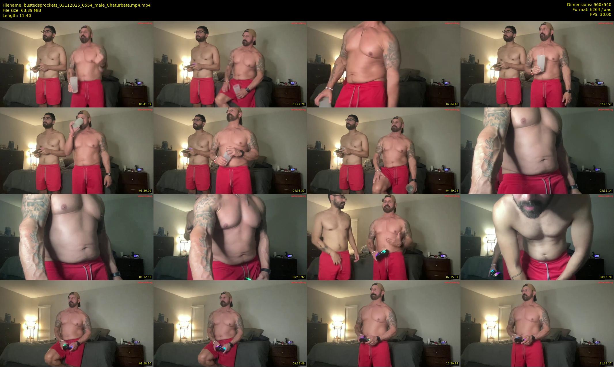 bustedsprockets — 12 minute Chaturbate male cam show recording, 480p, Nov 3, 2025