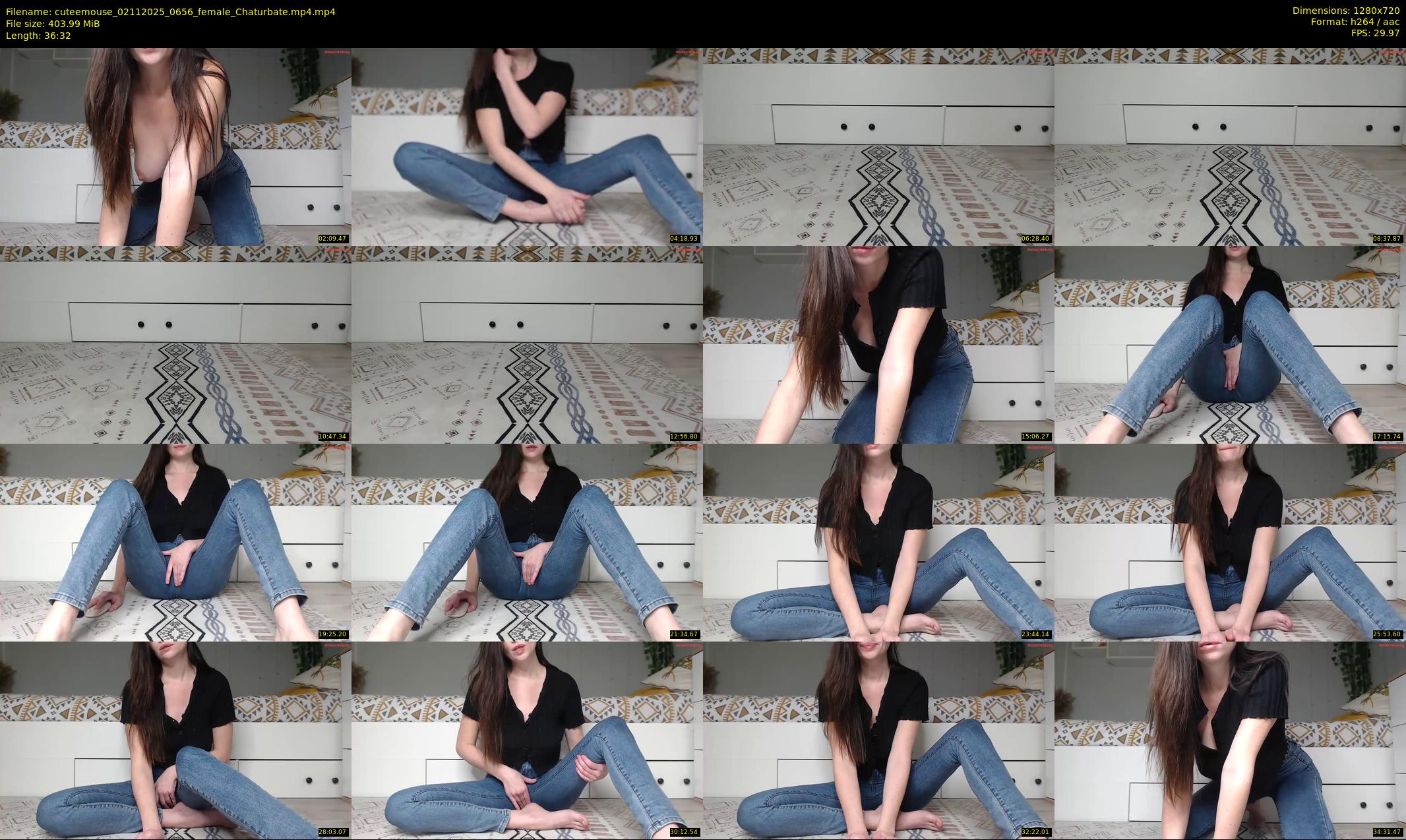 cuteemouse — 37 minute Chaturbate female cam show recording, 720p, Nov 2, 2025