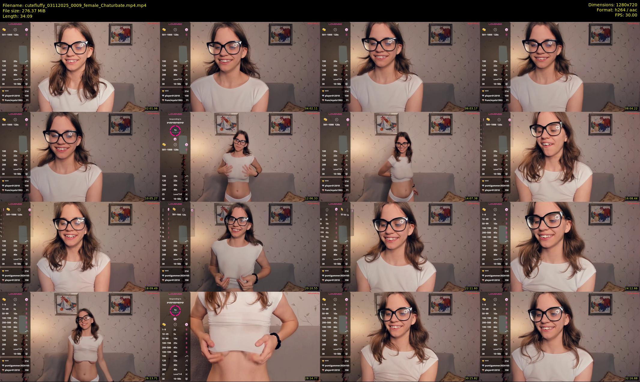 cutefluffy — 35 minute Chaturbate female cam show recording, 720p, Nov 3, 2025
