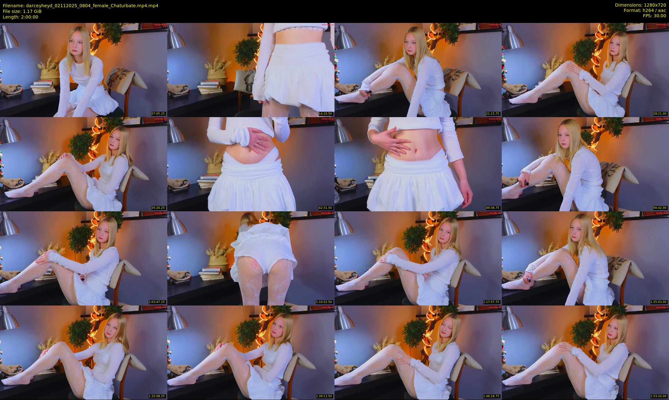 darceyheyd — 120 minute Chaturbate female cam show recording, 720p, Nov 2, 2025