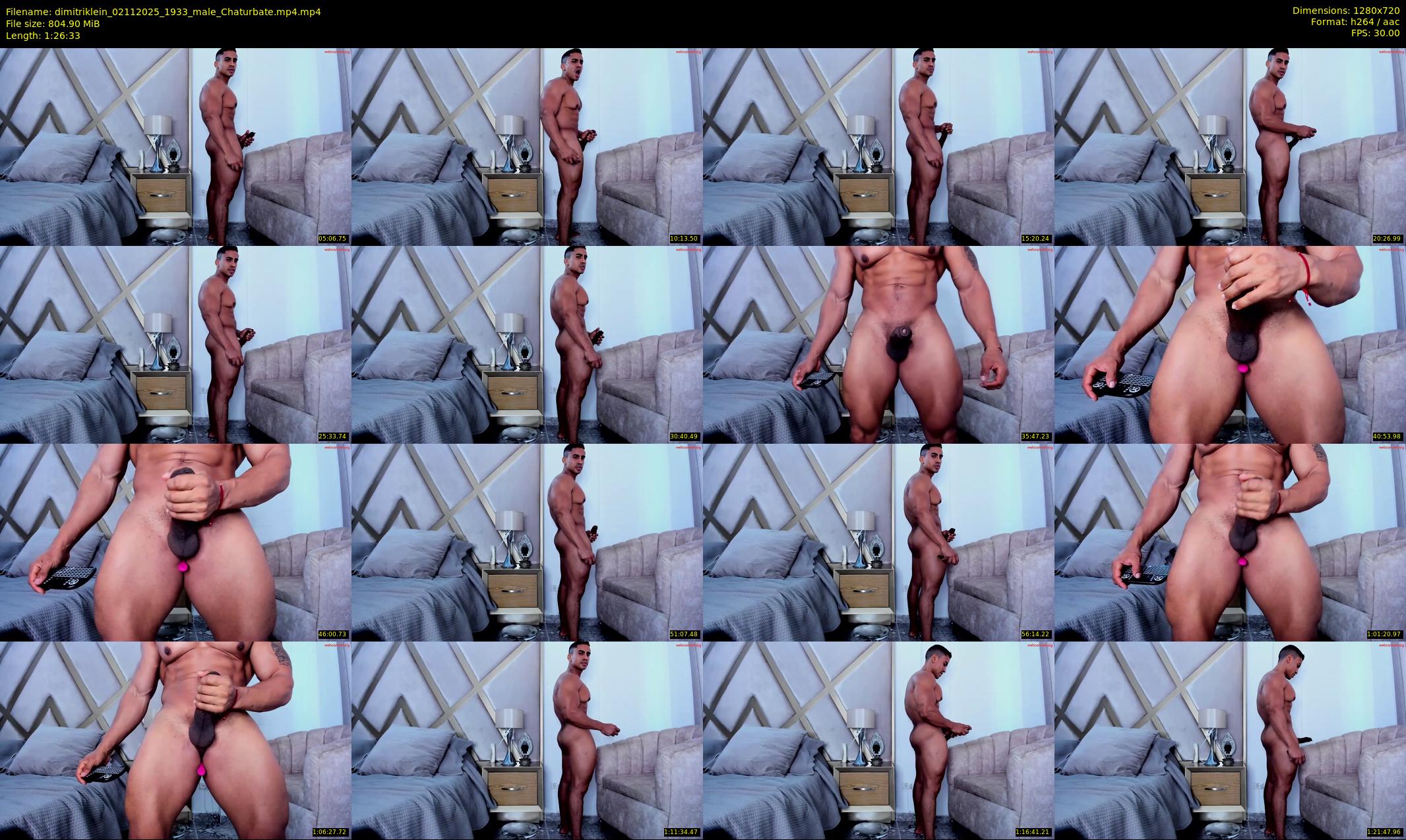 dimitriklein — 87 minute Chaturbate male cam show recording, 720p, Nov 2, 2025