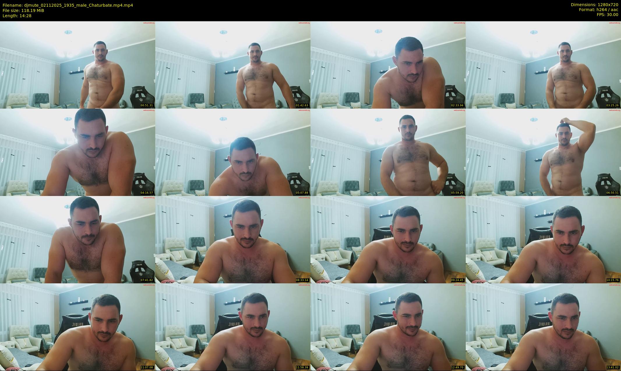 djmute — 15 minute Chaturbate male cam show recording, 720p, Nov 2, 2025