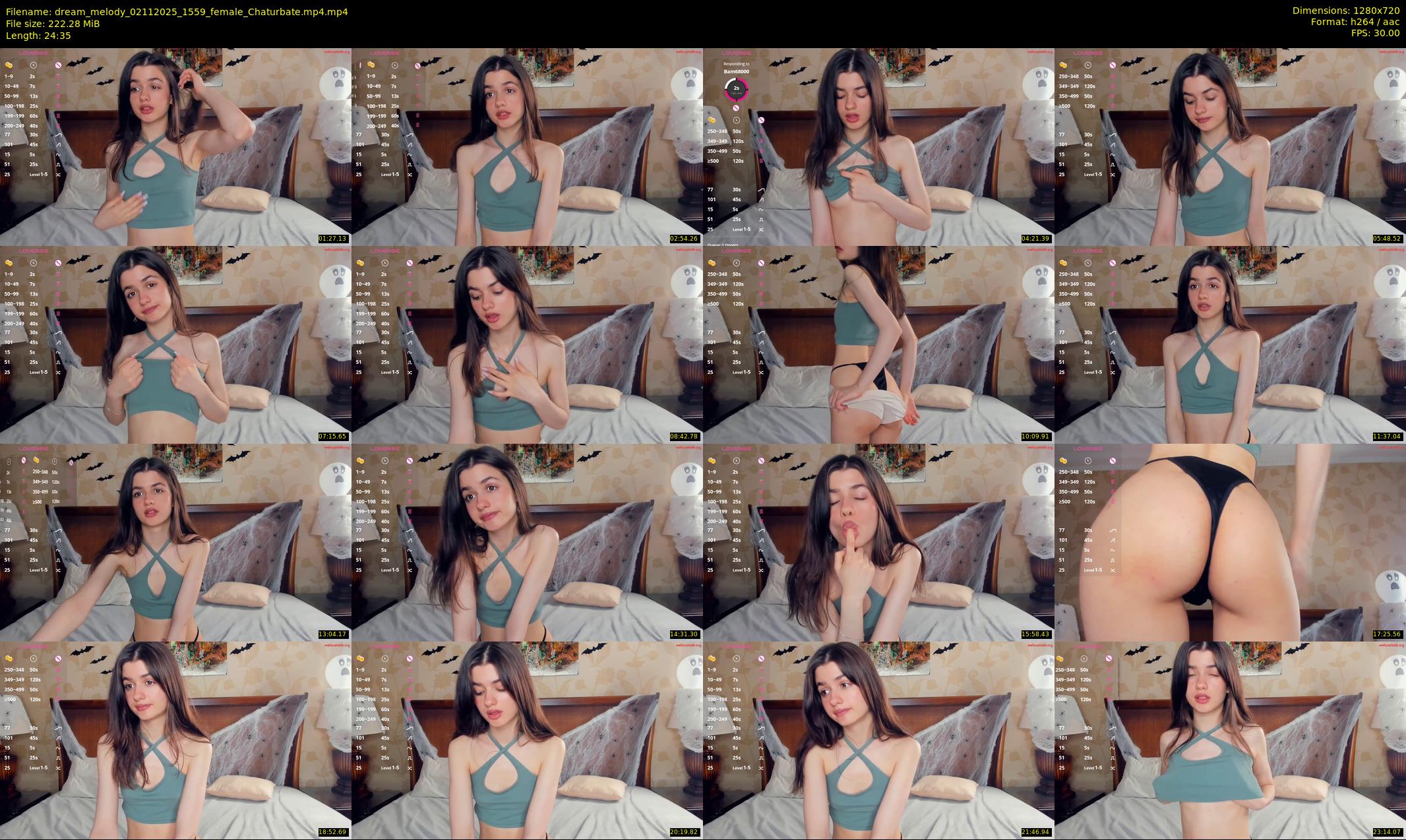 dream_melody — 25 minute Chaturbate female cam show recording, 720p, Nov 2, 2025