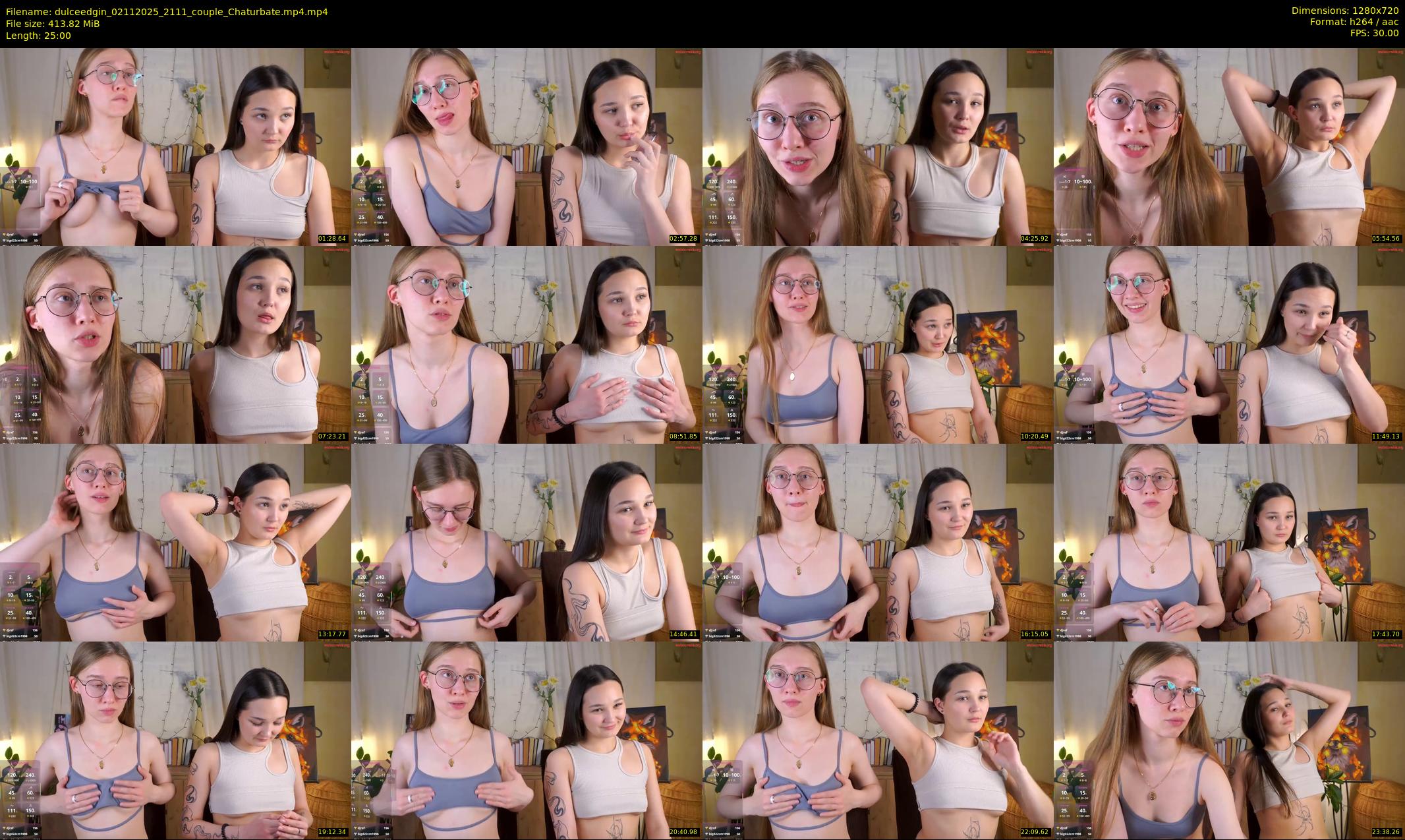 dulceedgin — 25 minute Chaturbate female cam show recording, 720p, Nov 2, 2025