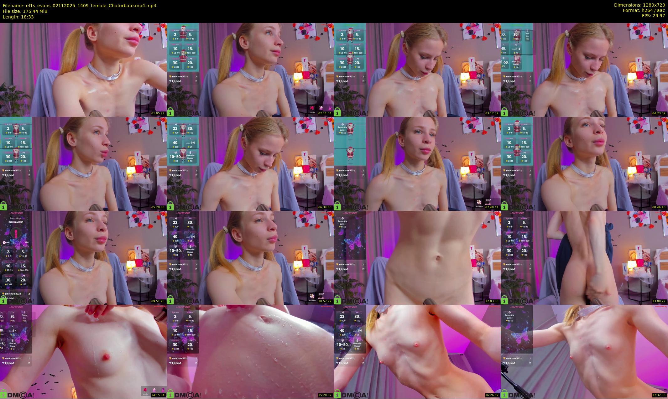 el1s_evans — 19 minute Chaturbate female cam show recording, 720p, Nov 2, 2025