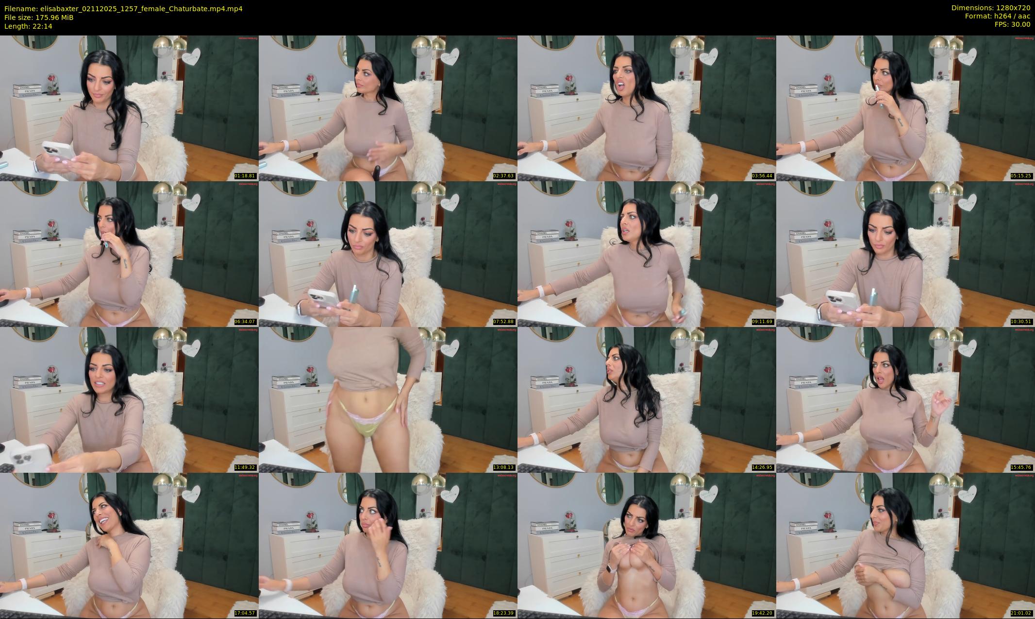 elisabaxter — 23 minute Chaturbate female cam show recording, 720p, Nov 2, 2025