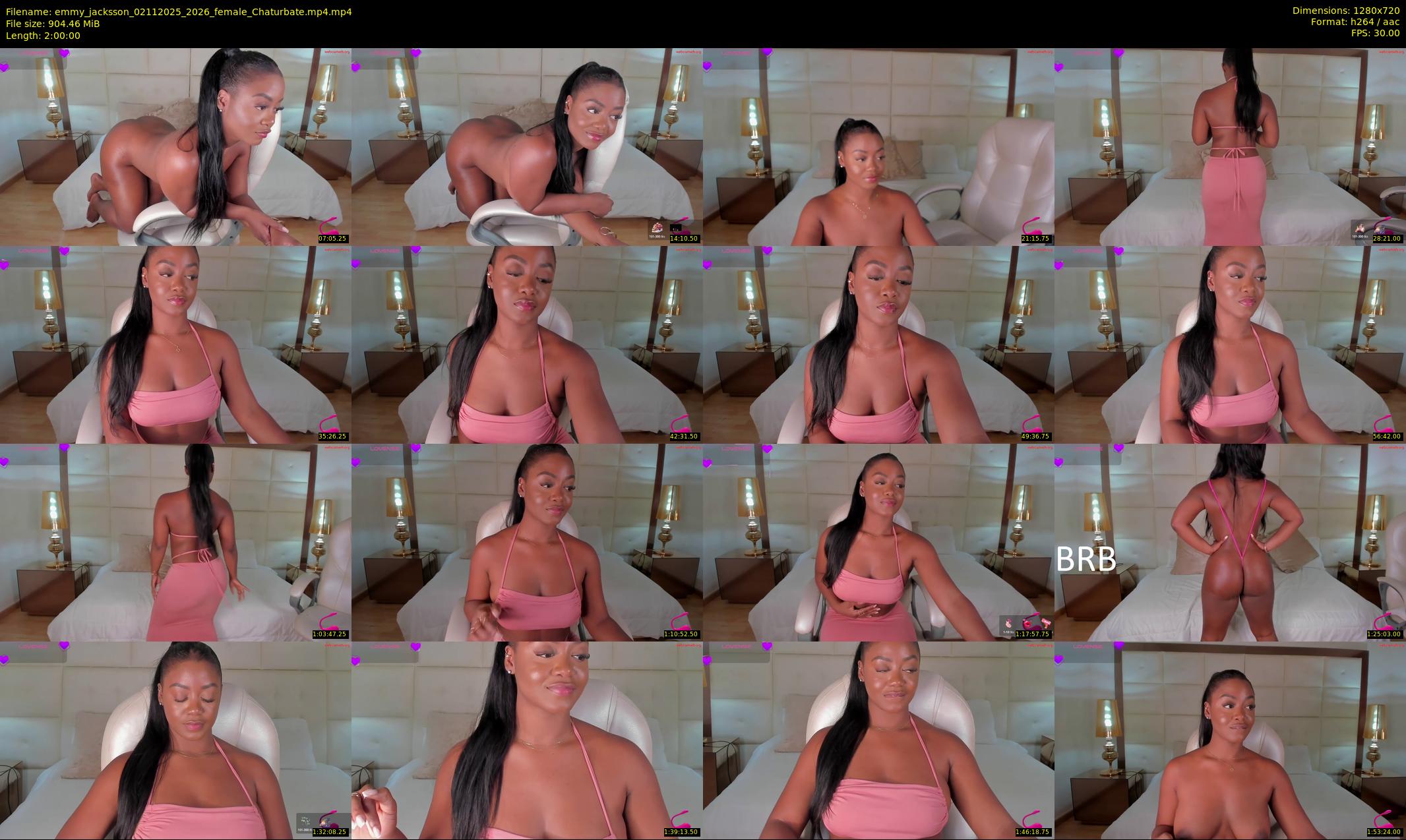 emmy_jacksson — 120 minute Chaturbate female cam show recording, 720p, Nov 2, 2025