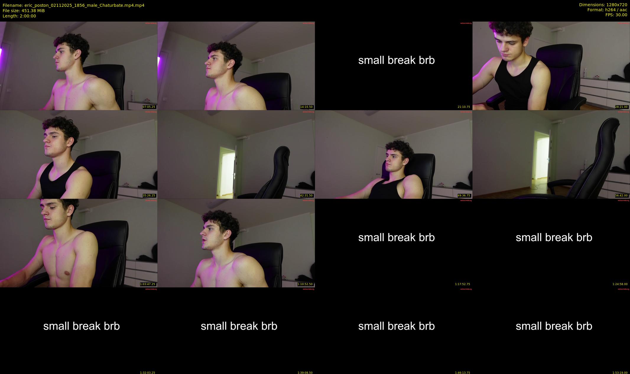 eric_poston — 120 minute Chaturbate male cam show recording, 720p, Nov 2, 2025