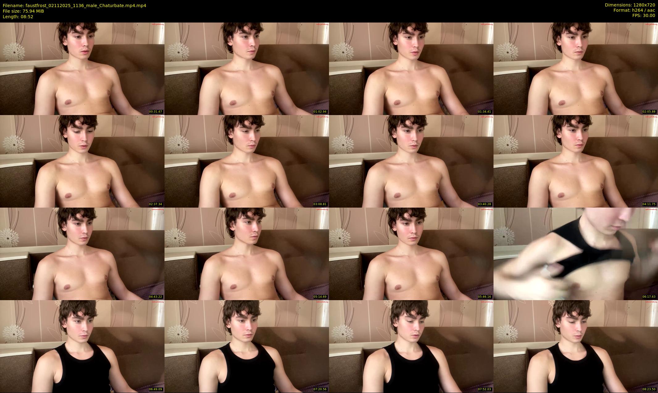 faustfrost — 9 minute Chaturbate male cam show recording, 720p, Nov 2, 2025