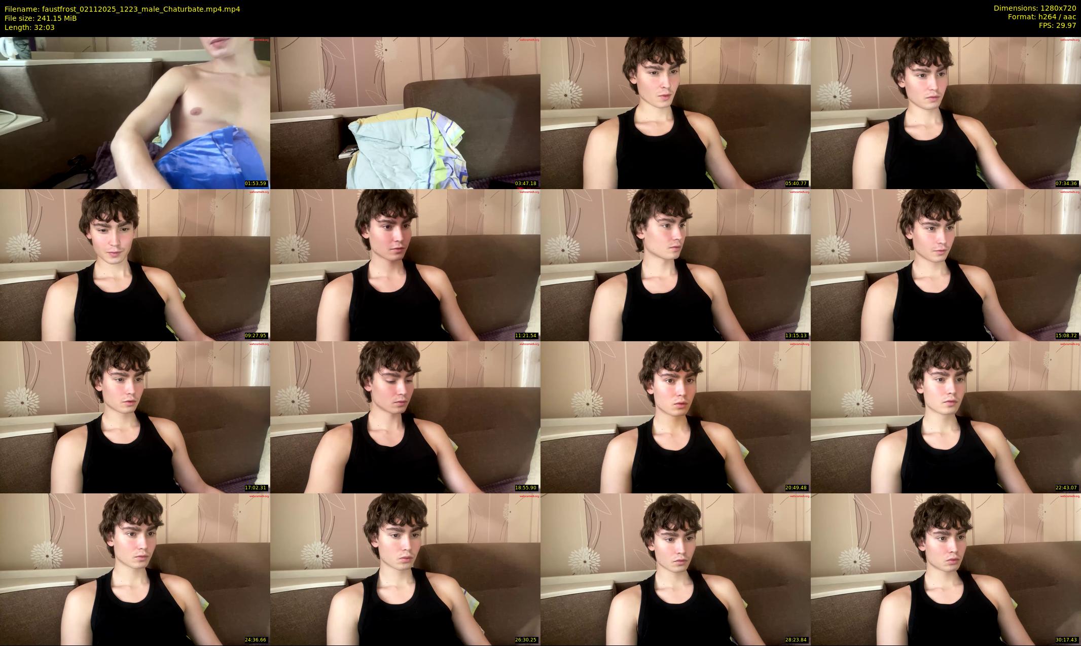 faustfrost — 33 minute Chaturbate male cam show recording, 720p, Nov 2, 2025
