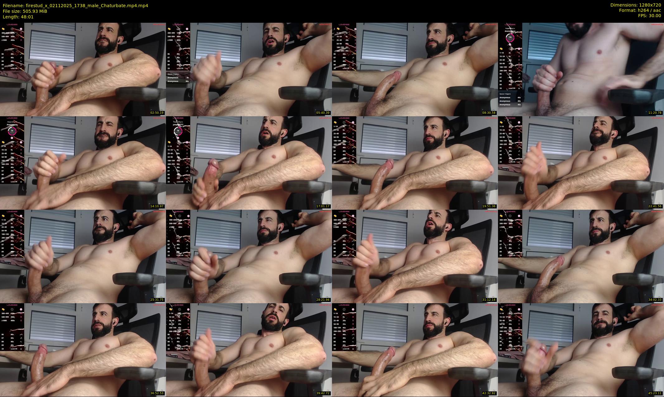 firestud_x — 49 minute Chaturbate male cam show recording, 720p, Nov 2, 2025