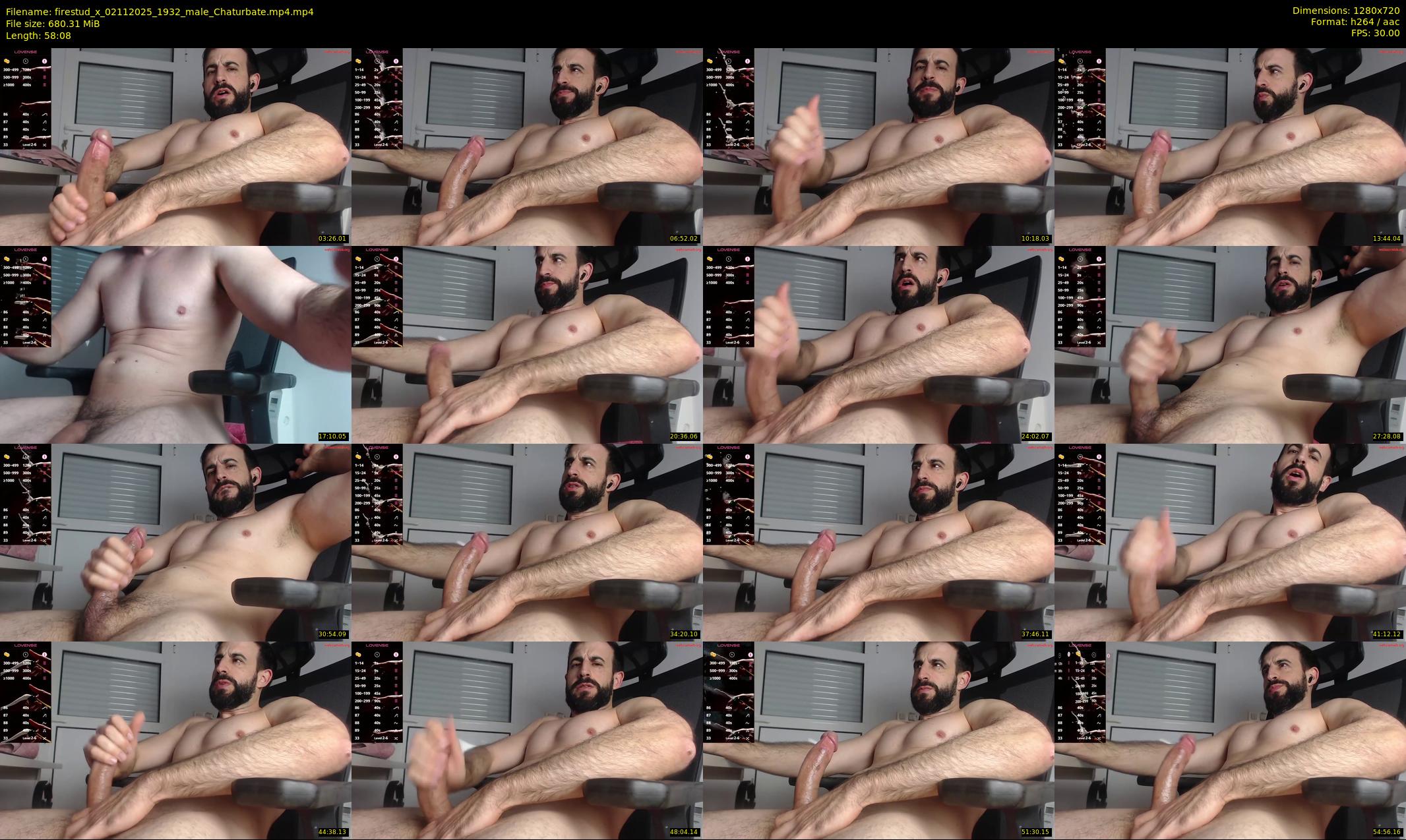 firestud_x — 59 minute Chaturbate male cam show recording, 720p, Nov 2, 2025