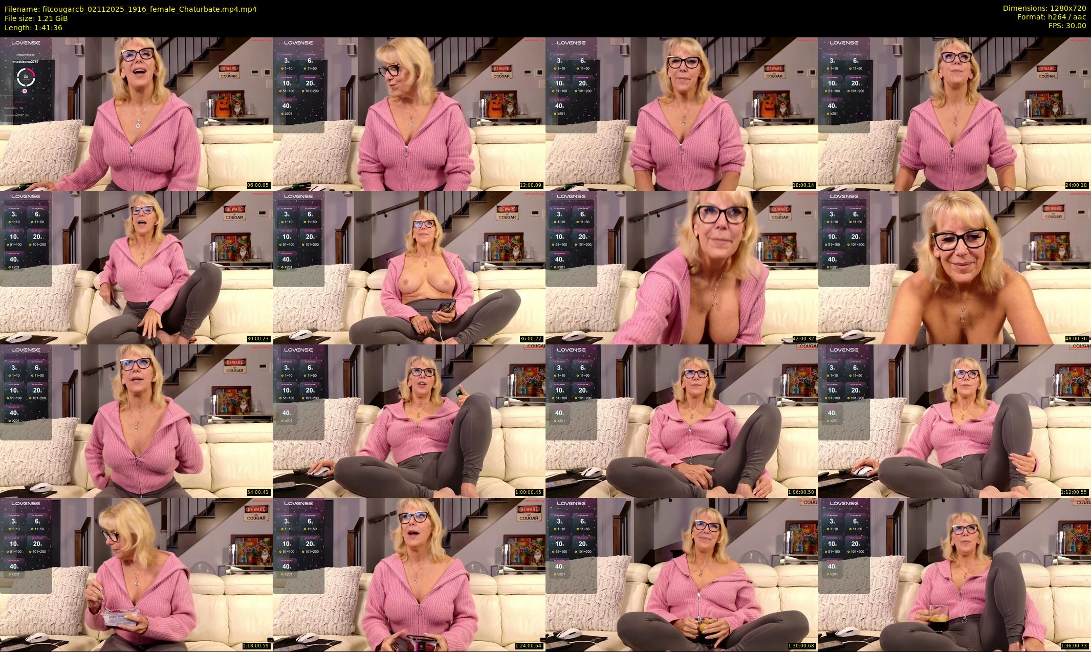 fitcougarcb — 102 minute Chaturbate female cam show recording, 720p, Nov 2, 2025