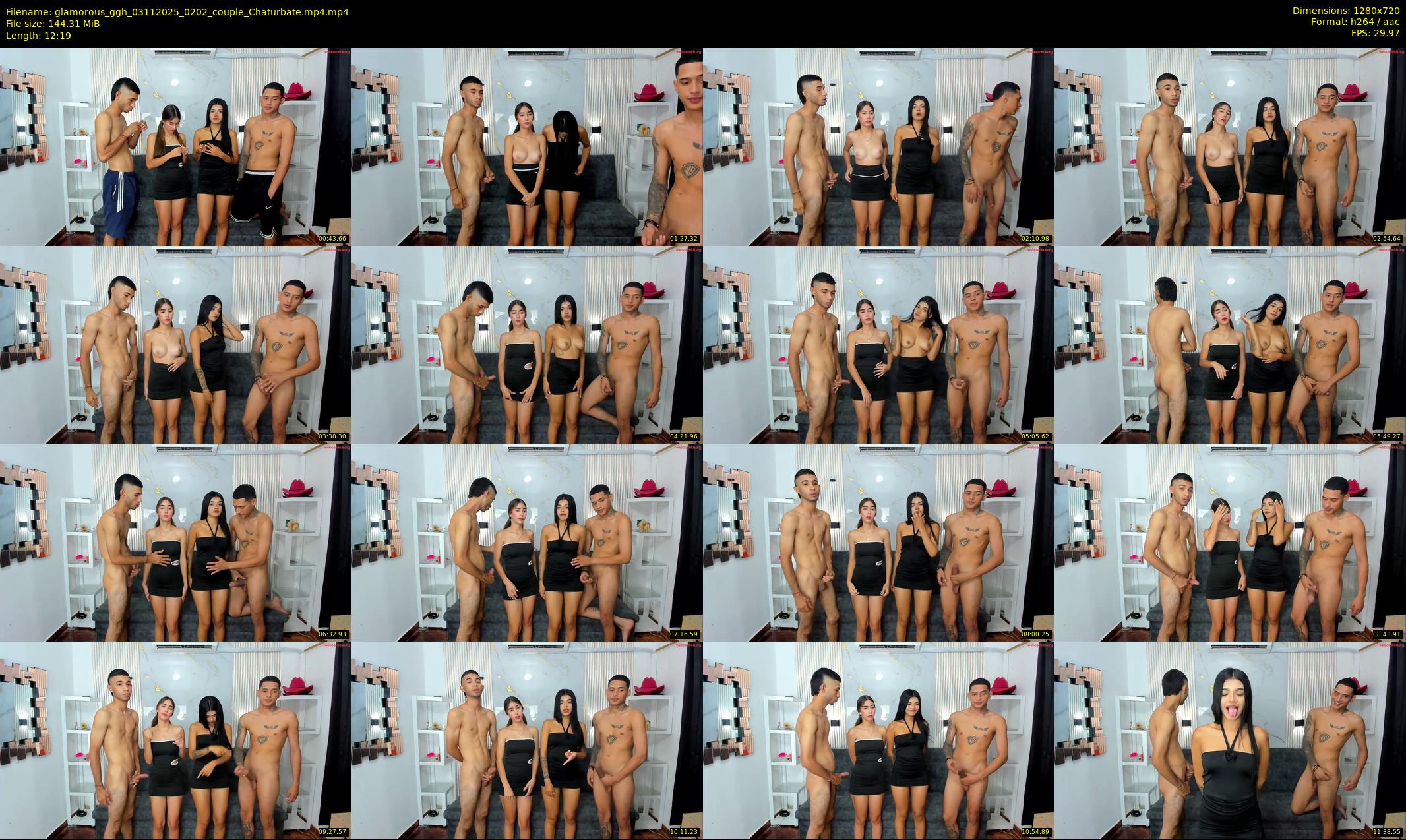 glamorous_ggh — 13 minute Chaturbate couple cam show recording, 720p, Nov 3, 2025