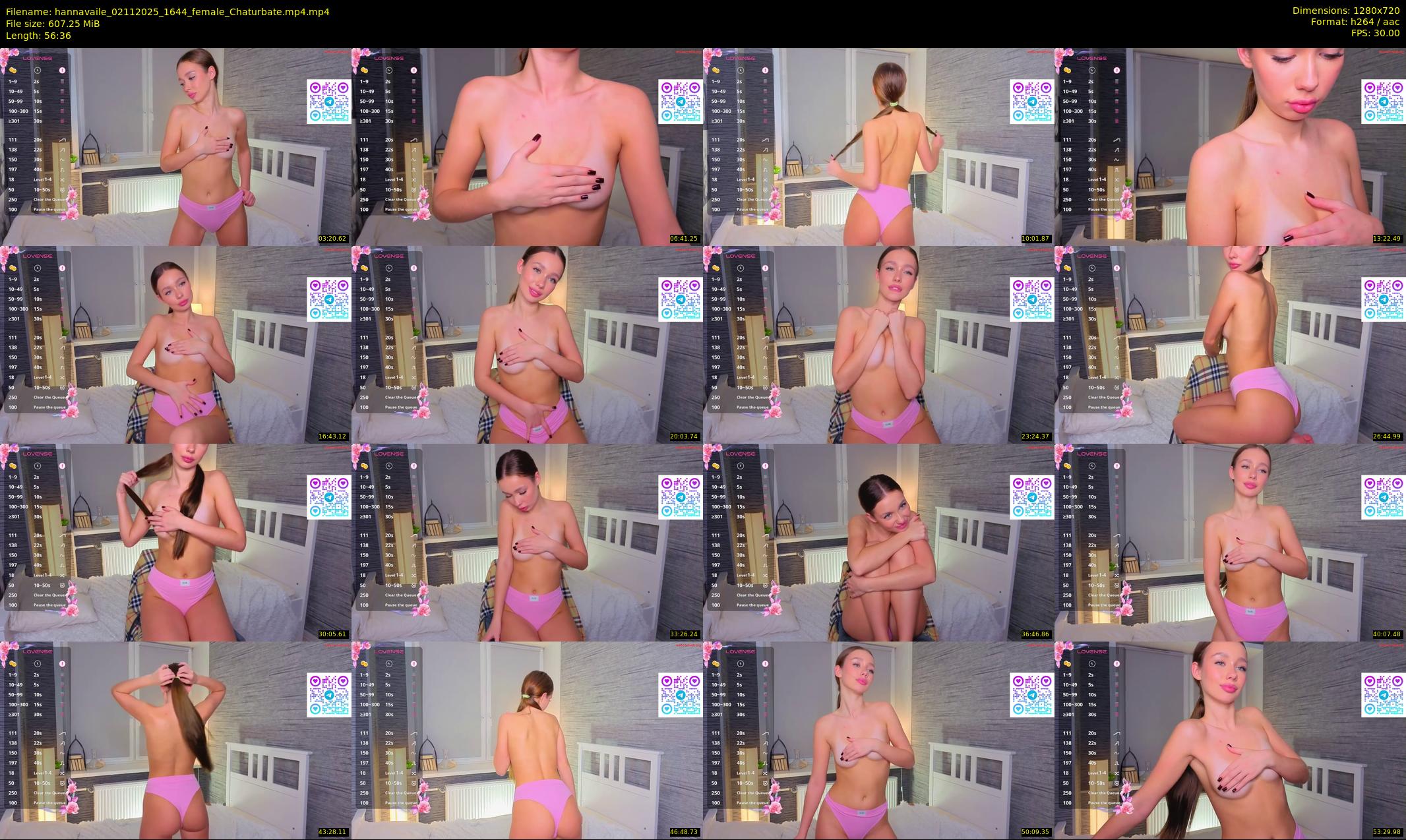 hannavaile — 57 minute Chaturbate female cam show recording, 720p, Nov 2, 2025