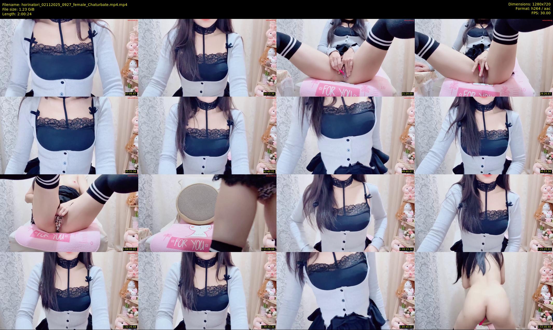 horinatori — 121 minute Chaturbate female cam show recording, 720p, Nov 2, 2025