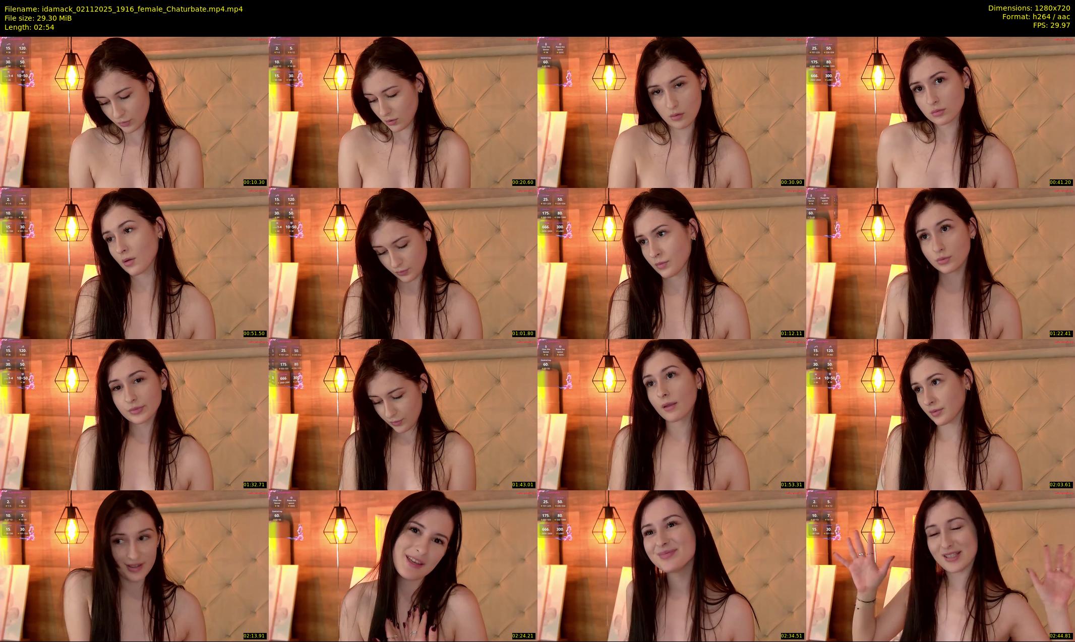 idamack — 3 minute Chaturbate female cam show recording, 720p, Nov 2, 2025
