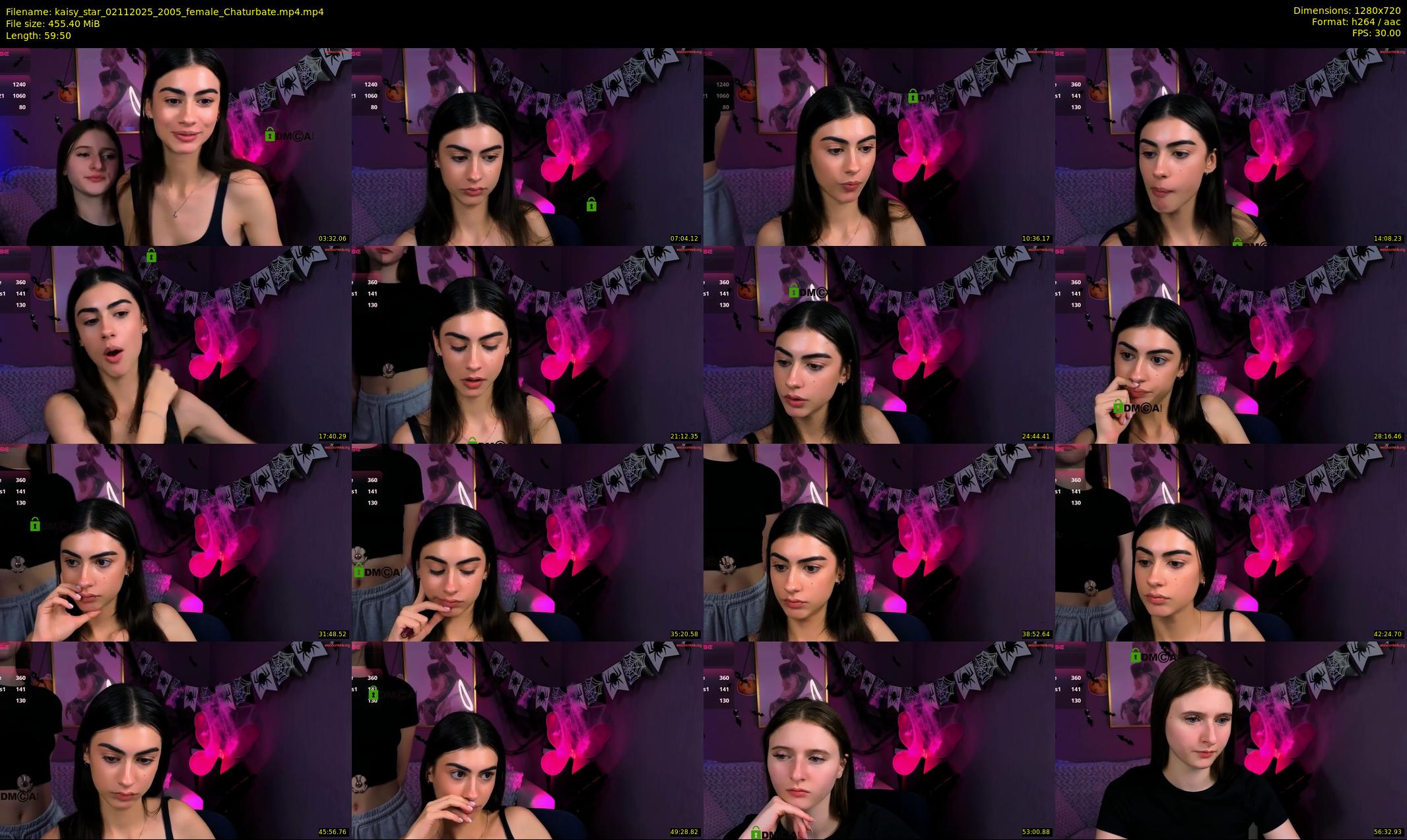 kaisy_star — 60 minute Chaturbate female cam show recording, 720p, Nov 2, 2025