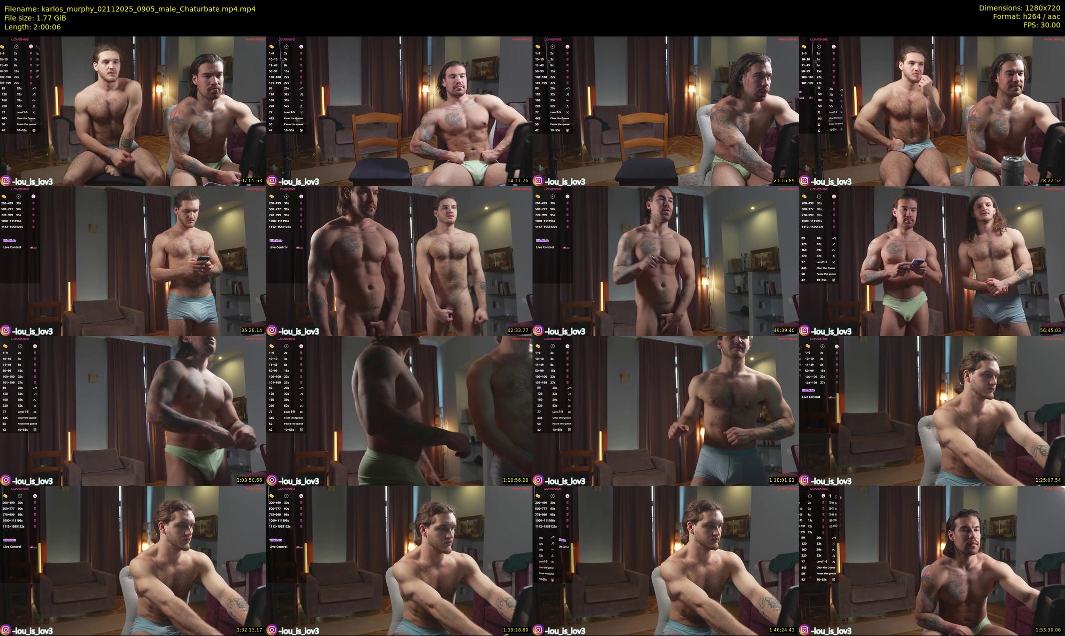karlos_murphy — 121 minute Chaturbate male cam show recording, 720p, Nov 2, 2025