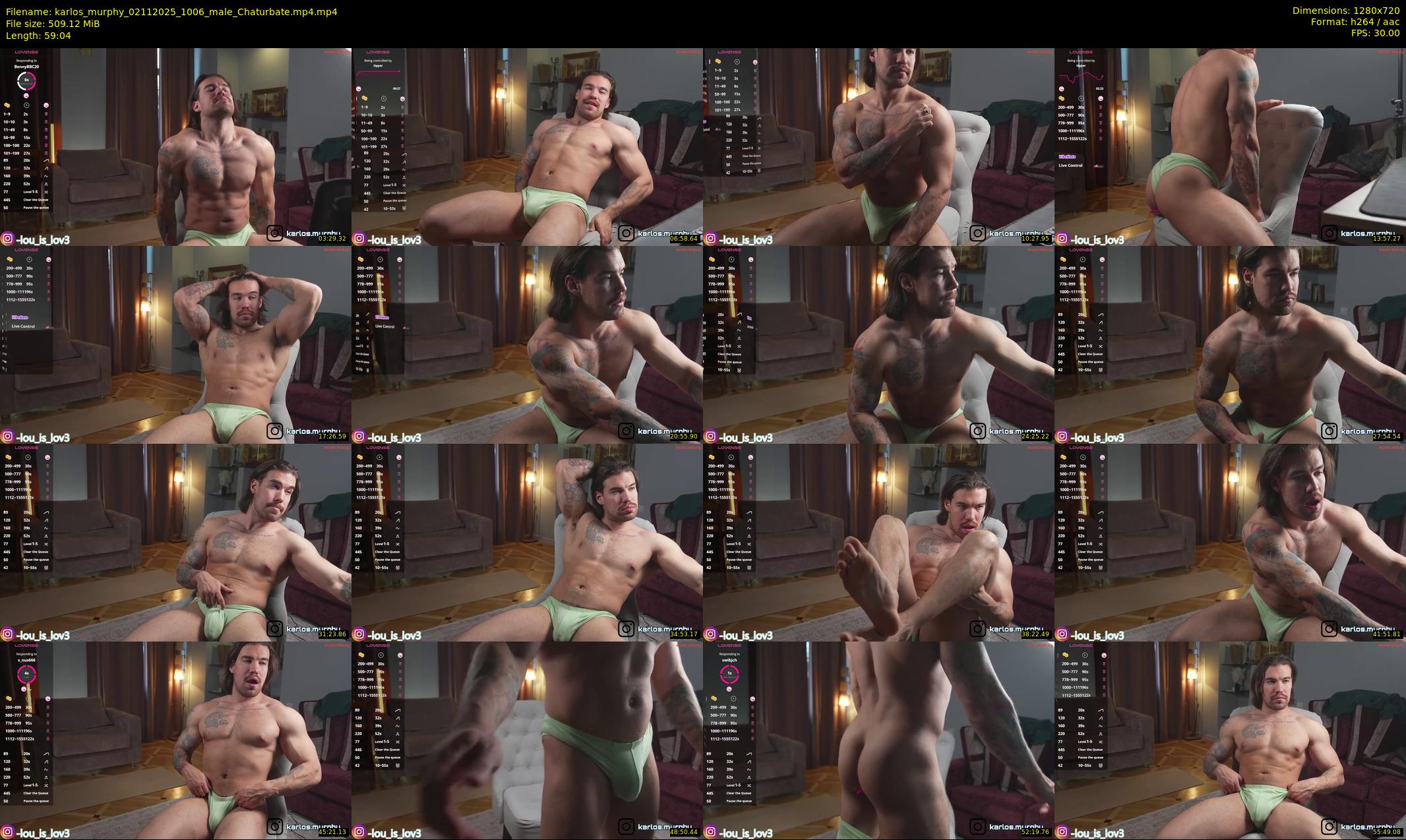 karlos_murphy — 60 minute Chaturbate male cam show recording, 720p, Nov 2, 2025