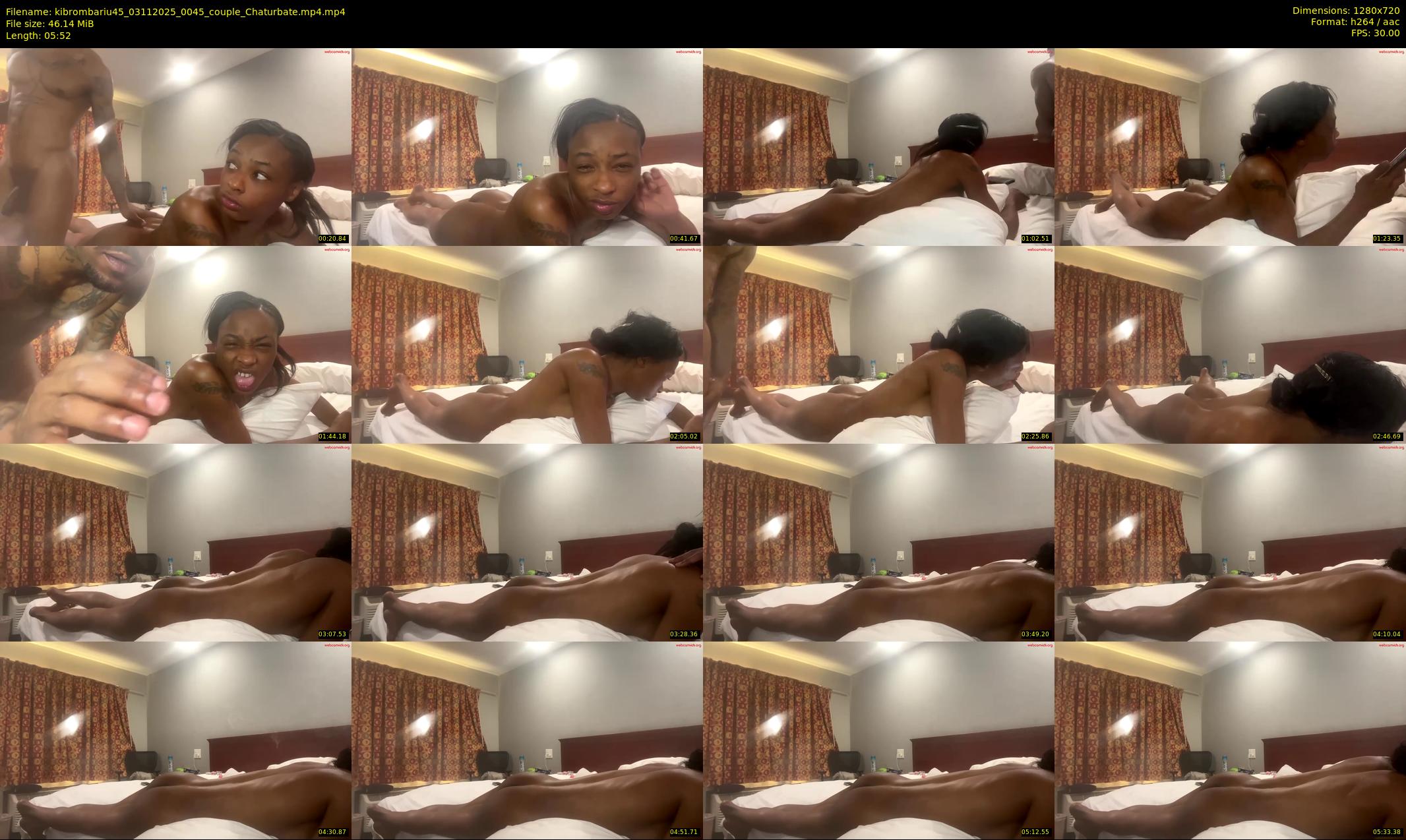 kibrombariu45 — 6 minute Chaturbate couple cam show recording, 720p, Nov 3, 2025