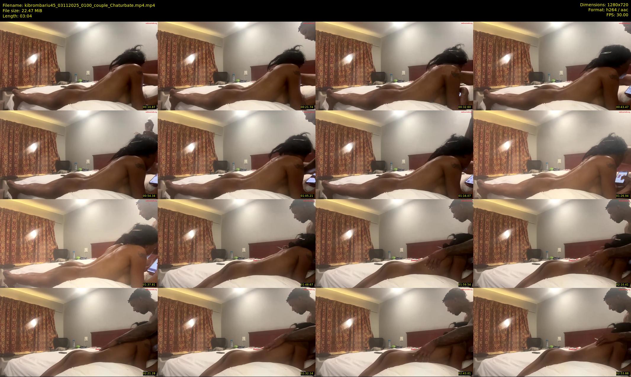 kibrombariu45 — 4 minute Chaturbate couple cam show recording, 720p, Nov 3, 2025