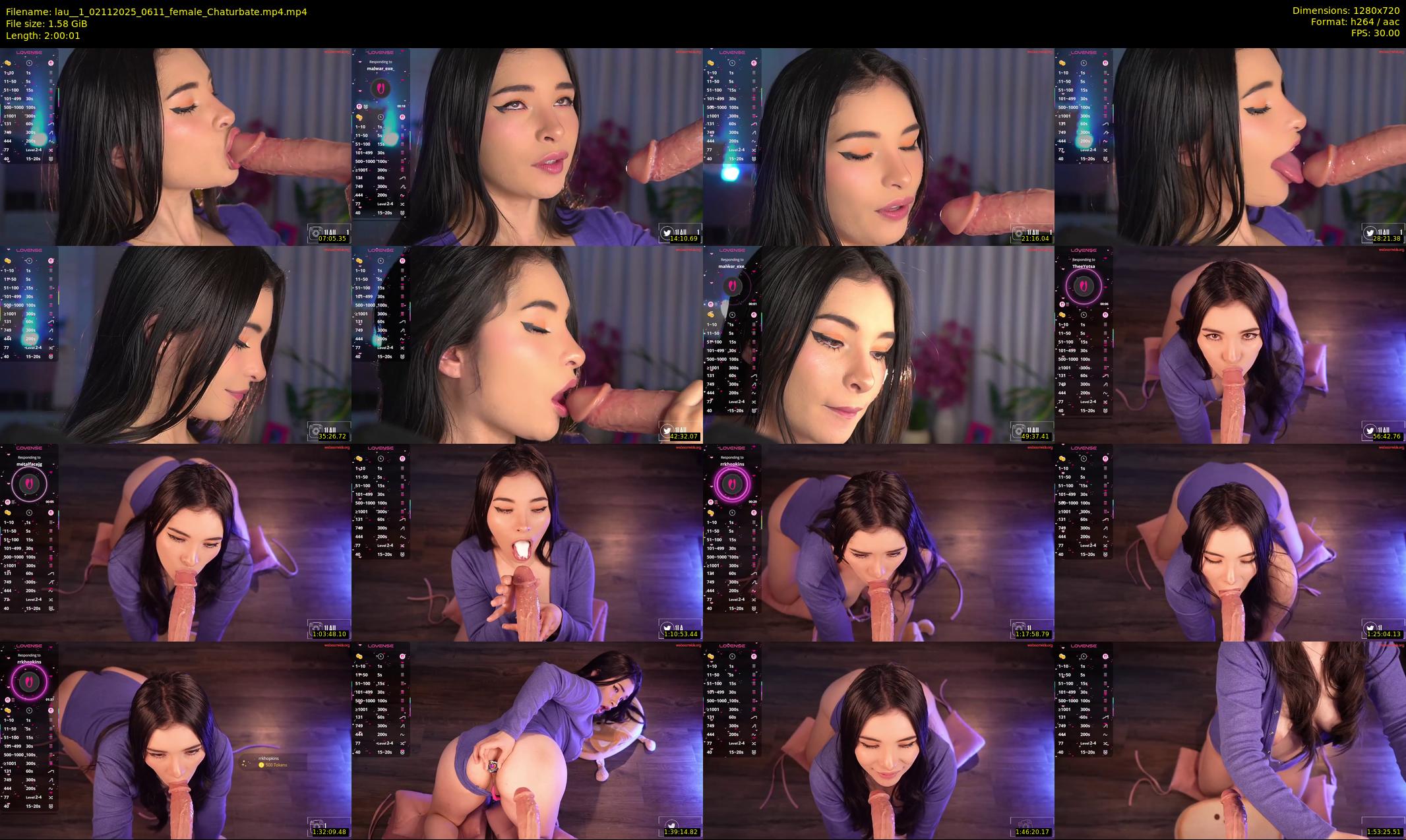 lau__1 — 121 minute Chaturbate female cam show recording, 720p, Nov 2, 2025