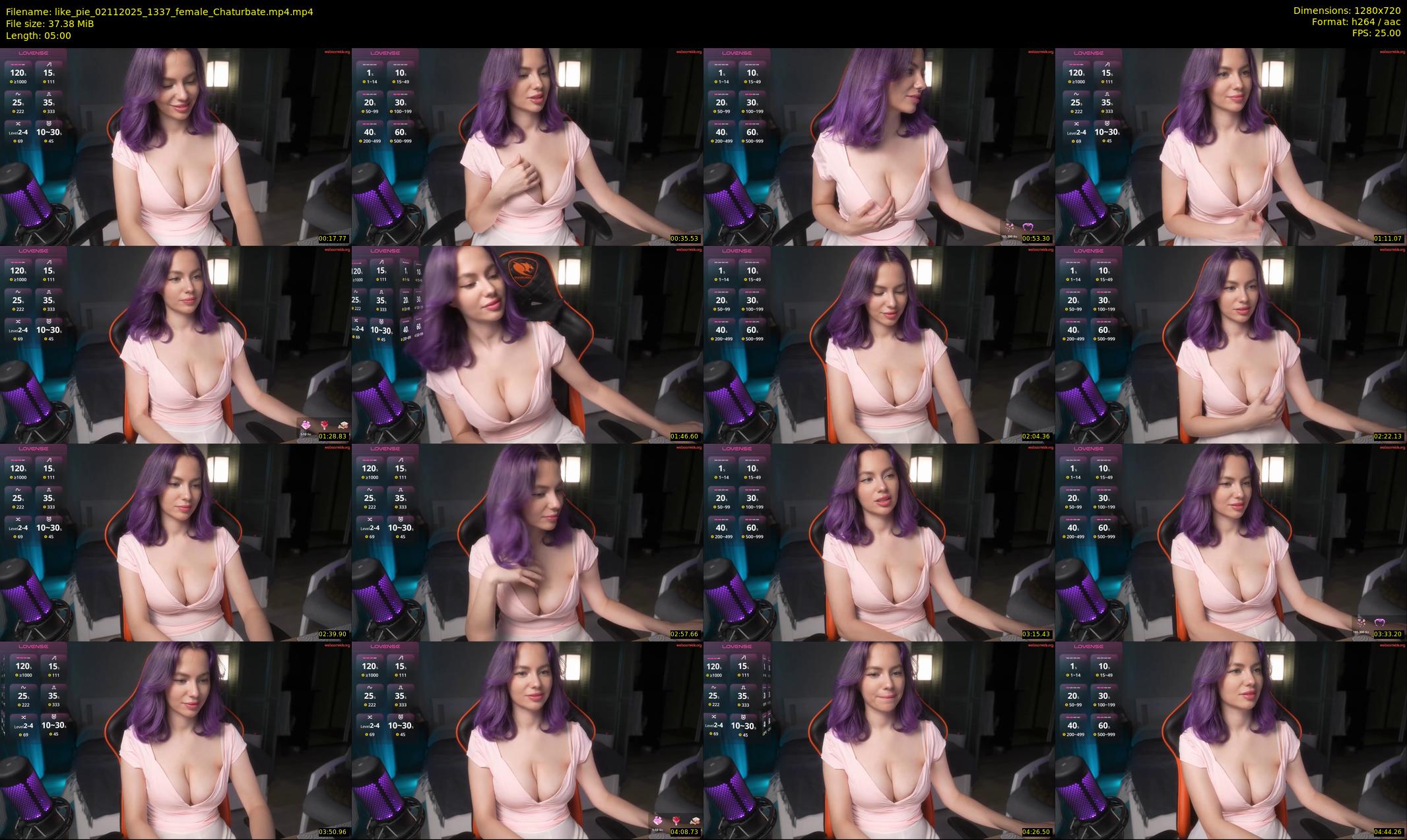 like_pie — 5 minute Chaturbate couple cam show recording, 720p, Nov 2, 2025